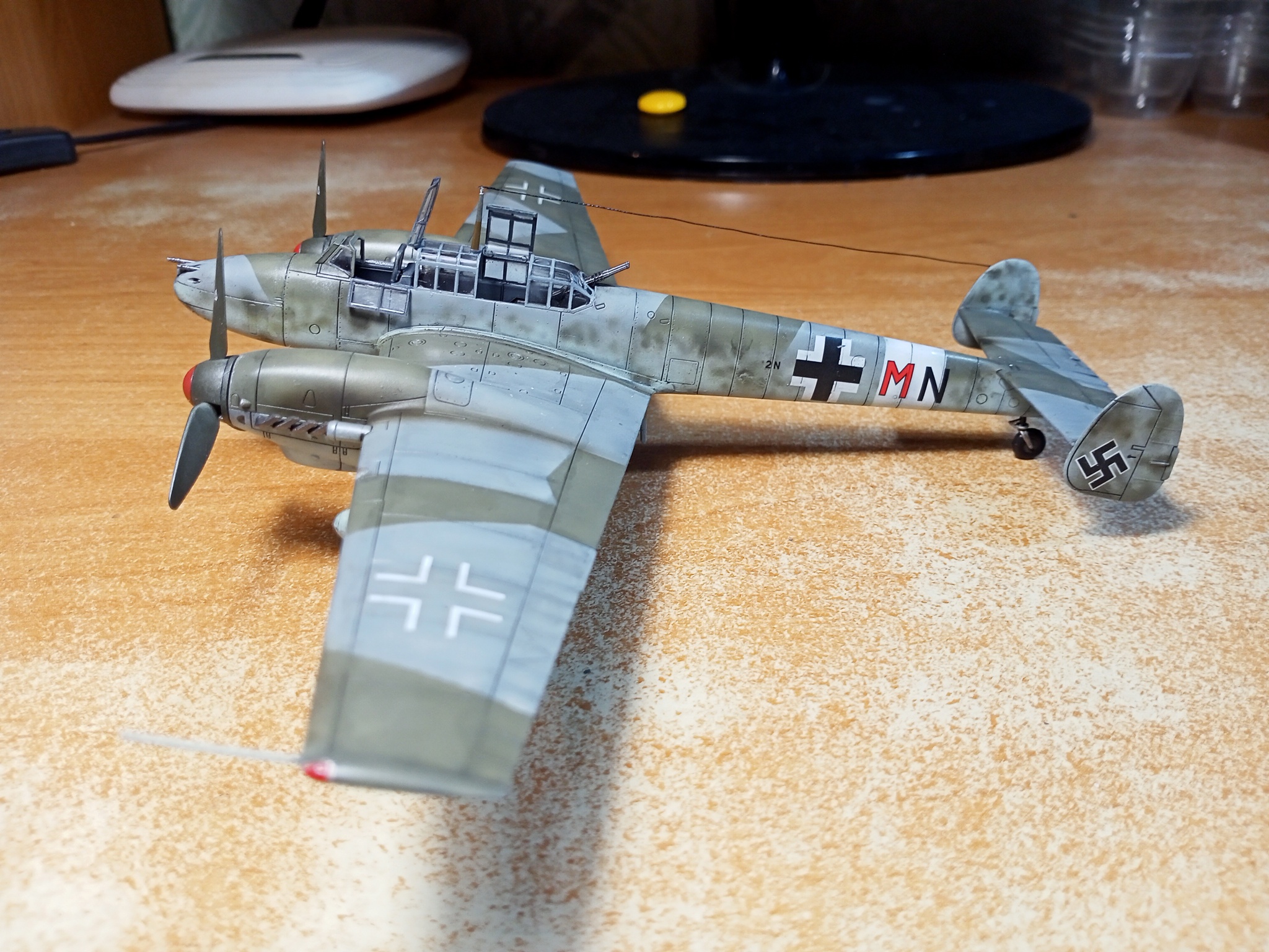 Messerschmitt Bf.110G-2 (1/72 Eduard). Заметки по сборке - Моё, Стендовый моделизм, Моделизм, Масштабная модель, Хобби, Миниатюра, Покраска миниатюр, Своими руками, Рукоделие с процессом, Рукоделие, Авиация, Вторая мировая война, Самолет, Германия, Люфтваффе, Сборная модель, Сборка, Аэрография, Обзор, Истребитель, Мессершмитт, Длиннопост