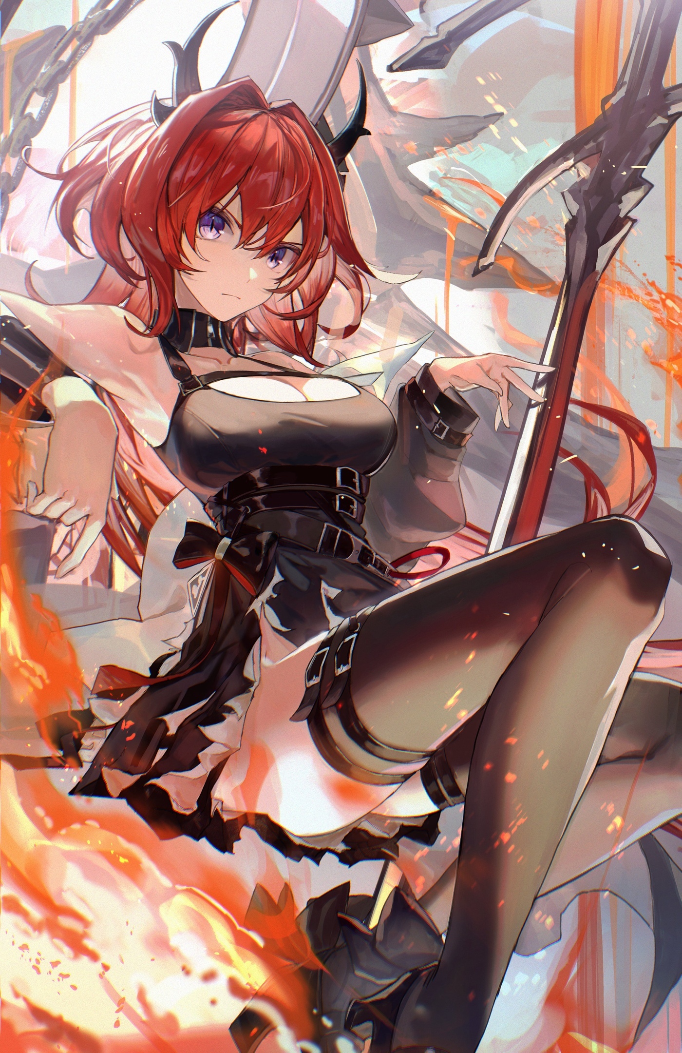 Arknights operators - NSFW, Anime Art, Аниме, Arknights, Texas (Arknights), Lappland, Surtr, Eunectes, Bagpipe (Arknights), Suzuran, Utage (Arknights), April (Arknights), Saileach, Kaltsit, Exusiai, Длиннопост, 