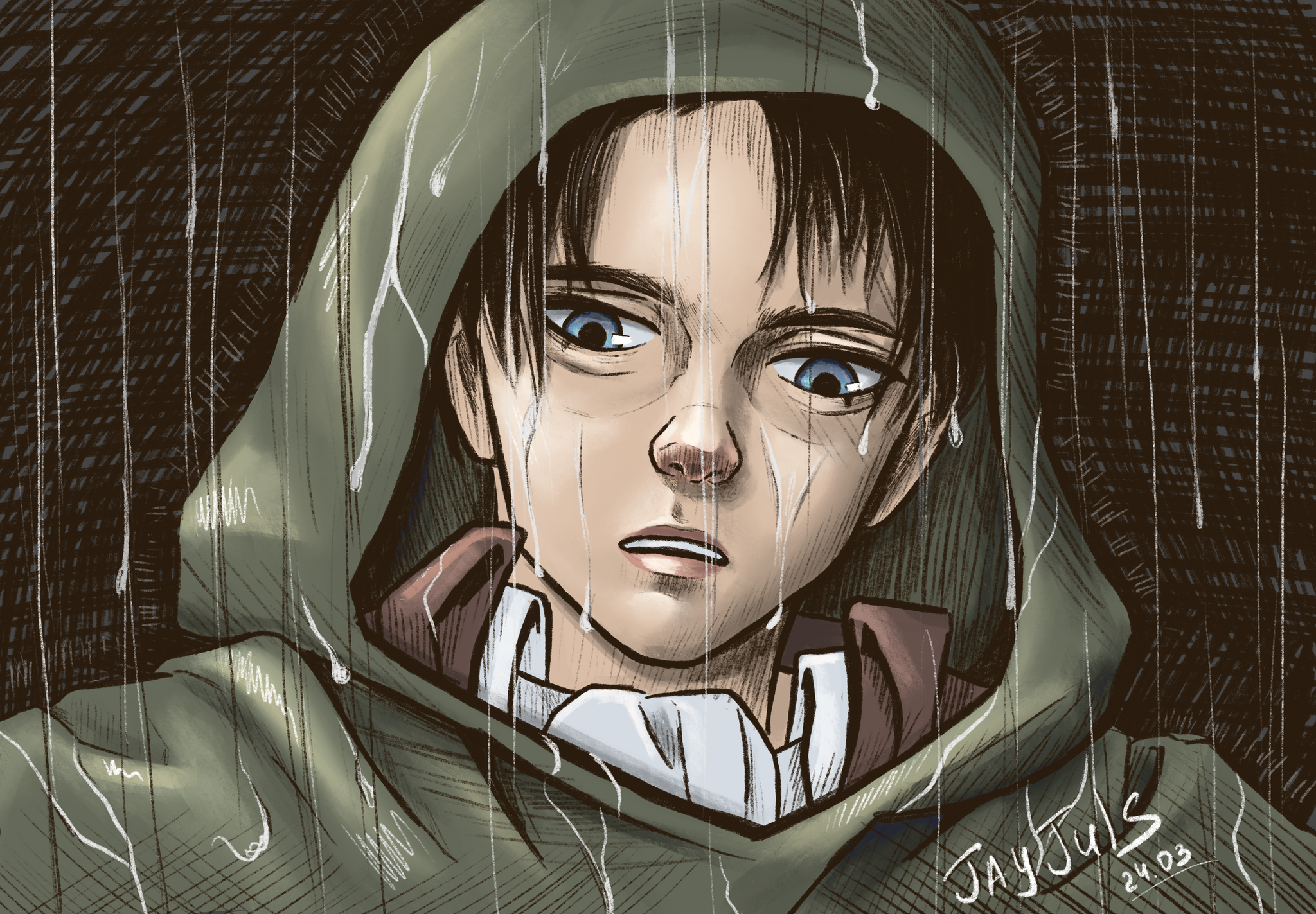 Леви - Моё, Levi, Атака Титанов, Арт, Вымышленные персонажи, Аниме, Манга, Anime Art, Levi Ackerman