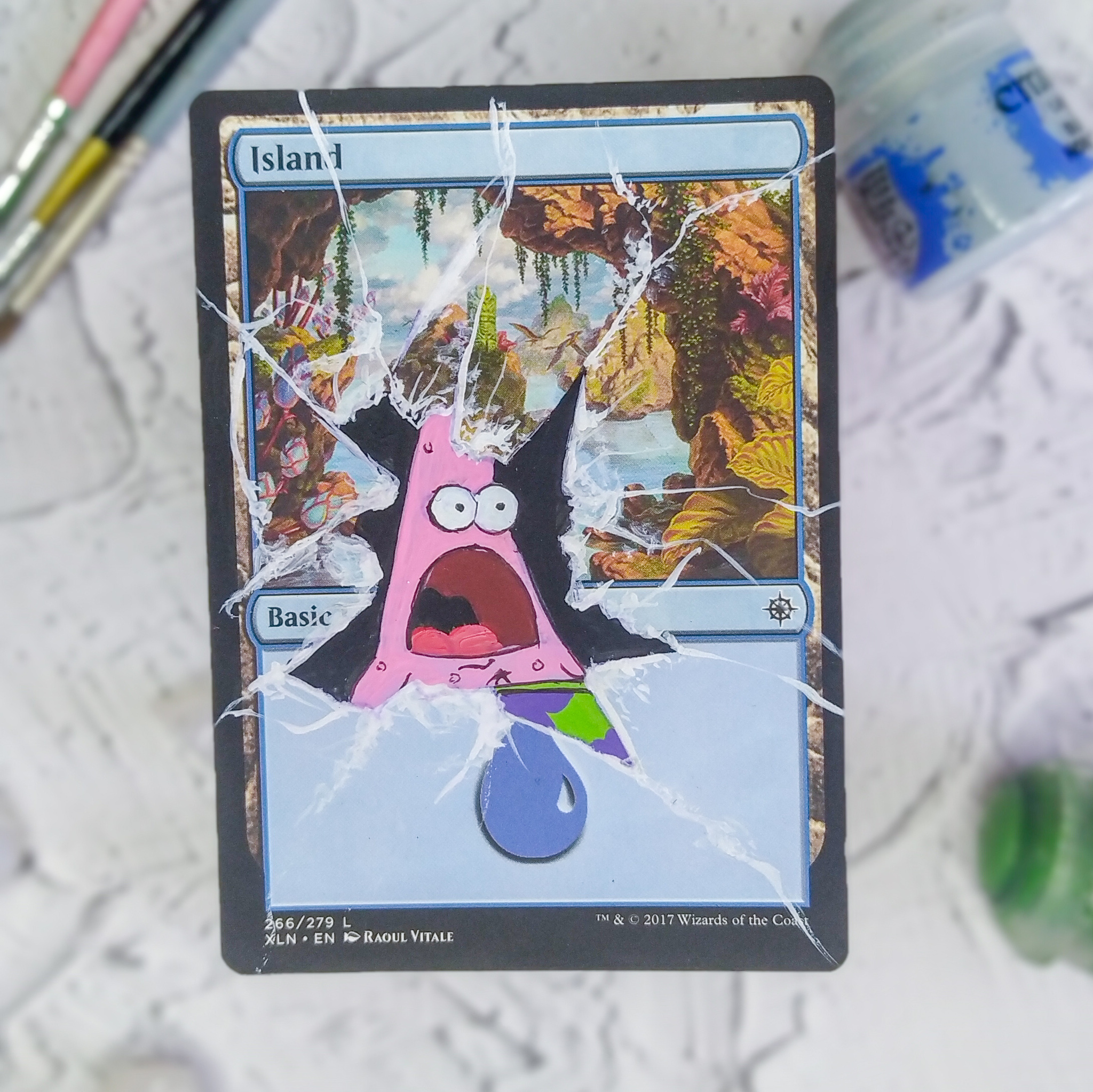 Oops! - Magic: The Gathering, Art, Customization, Cartoons, SpongeBob