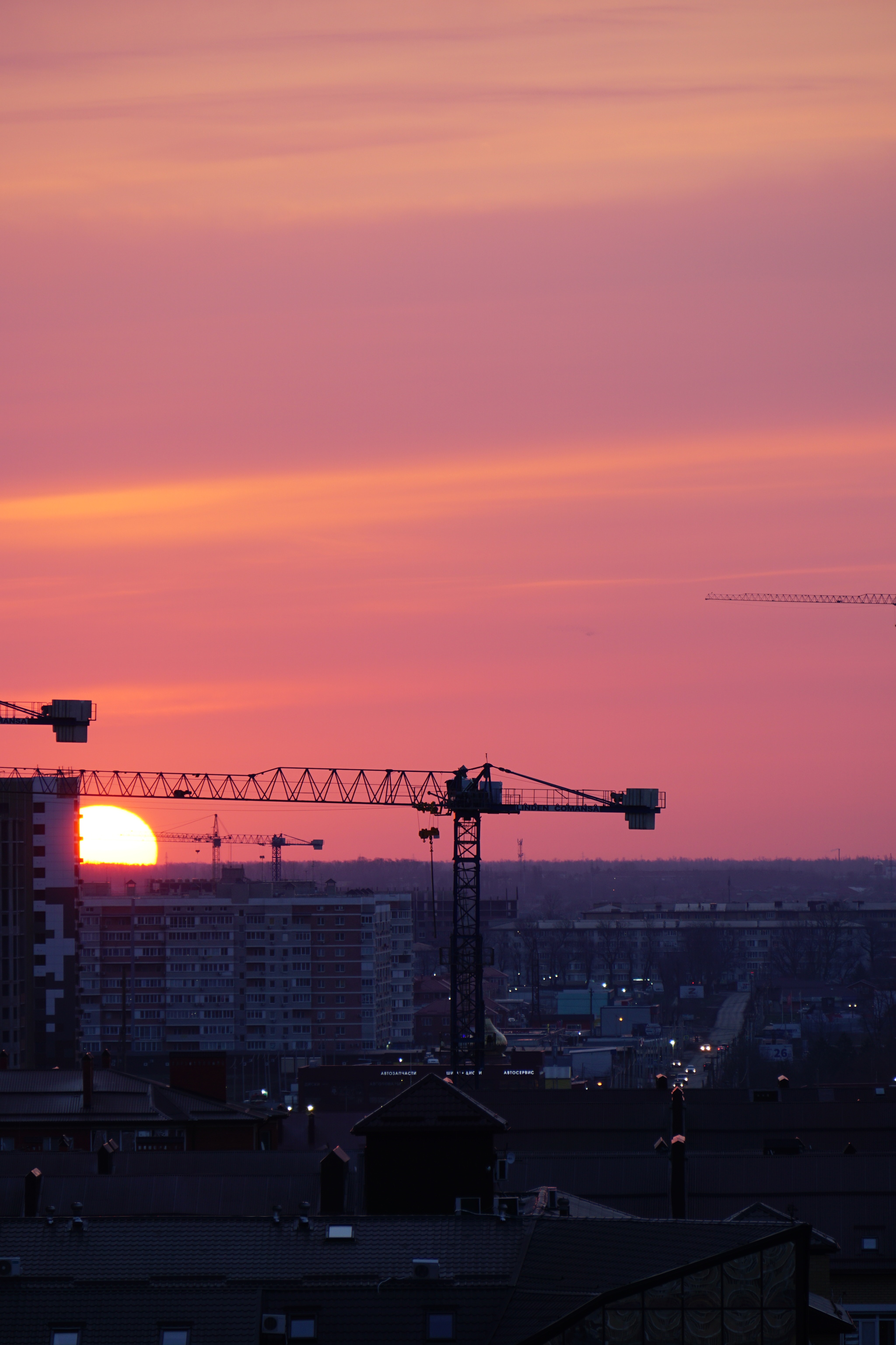 The 86th Dawn of the Year - My, dawn, Sunrises and sunsets, Sunrise, Krasnodar, Краснодарский Край, The photo, The sun, Video, Soundless, Vertical video, Longpost, 