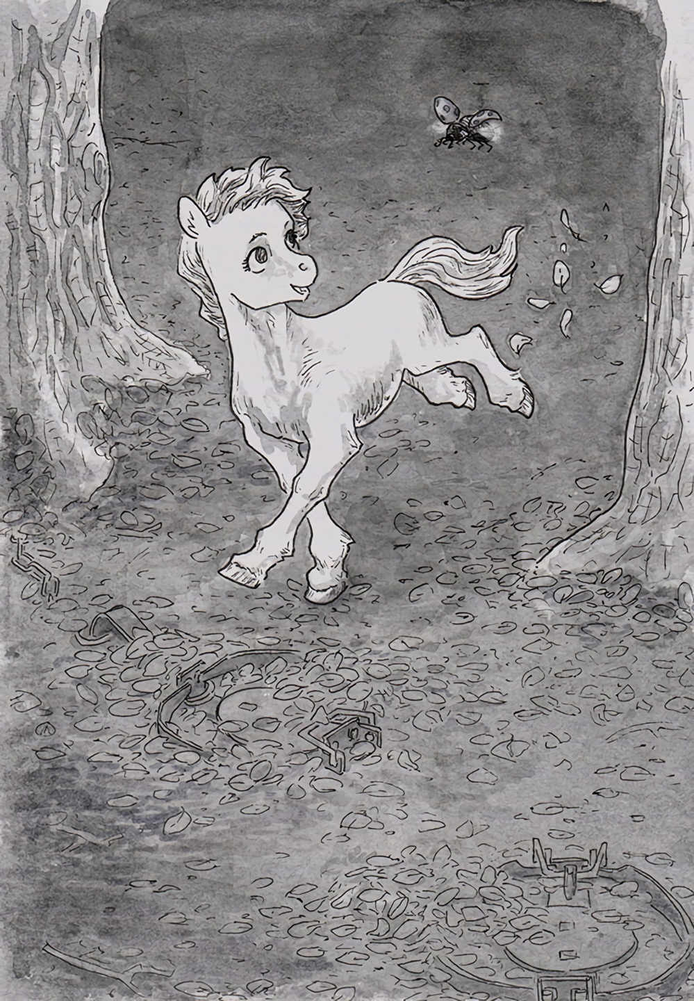 Лес - My Little Pony, Original Character, Лес, Капкан, Monitus