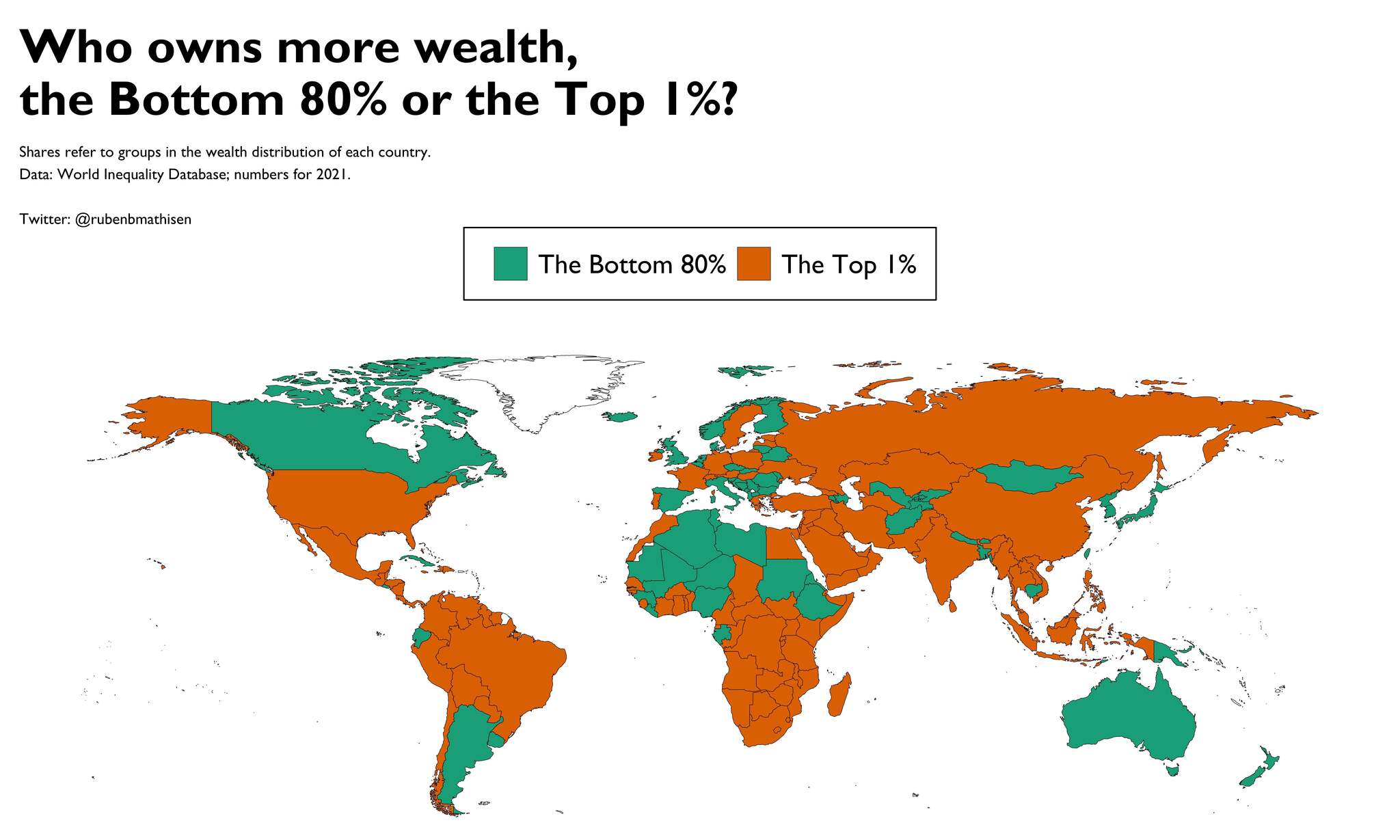 Richest and poorest - Wealth, Money, Analytics, Cards, Mapporn, Longpost