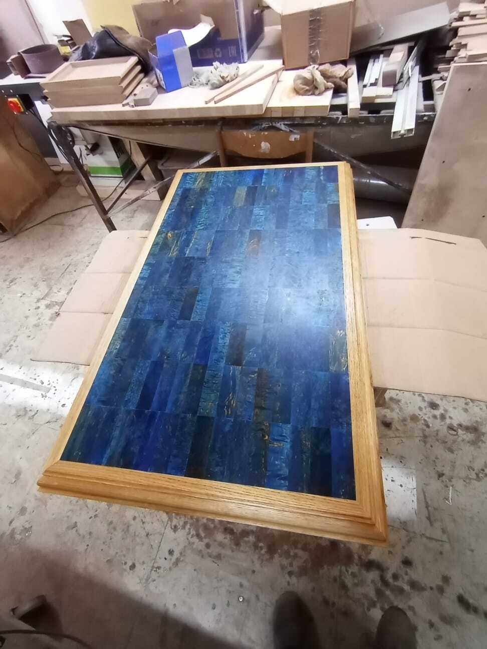 Unique table - My, Needlework with process, Woodworking, Wood products, Handmade, Лепка, Table, Longpost