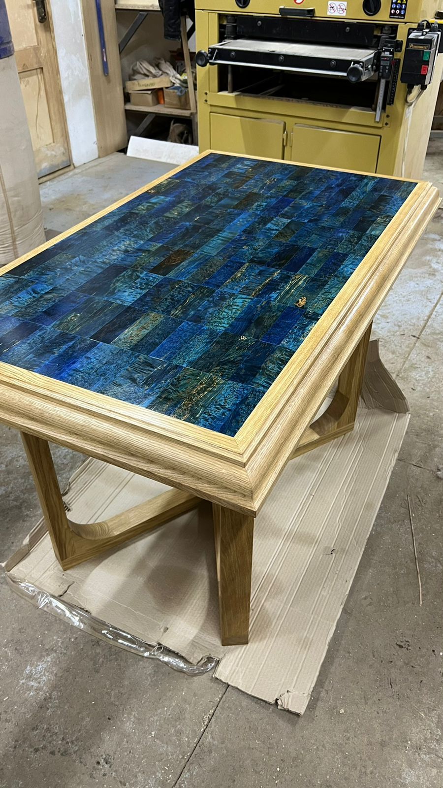 Unique table - My, Needlework with process, Woodworking, Wood products, Handmade, Лепка, Table, Longpost