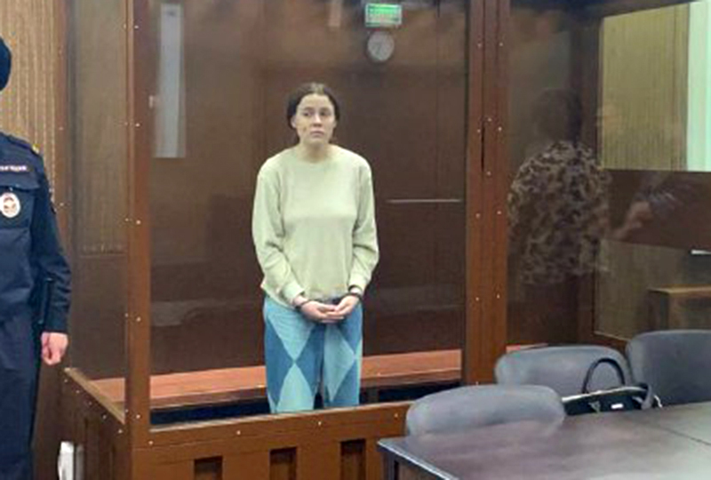 Student Levashova received a 2-year real sentence for attacking police officers during an unauthorized rally in Moscow - My, news, Criminal case, Police, Court, Sentence, The crime, Ministry of Internal Affairs, Law, Punishment, Unauthorized meeting, Politics, Repeat
