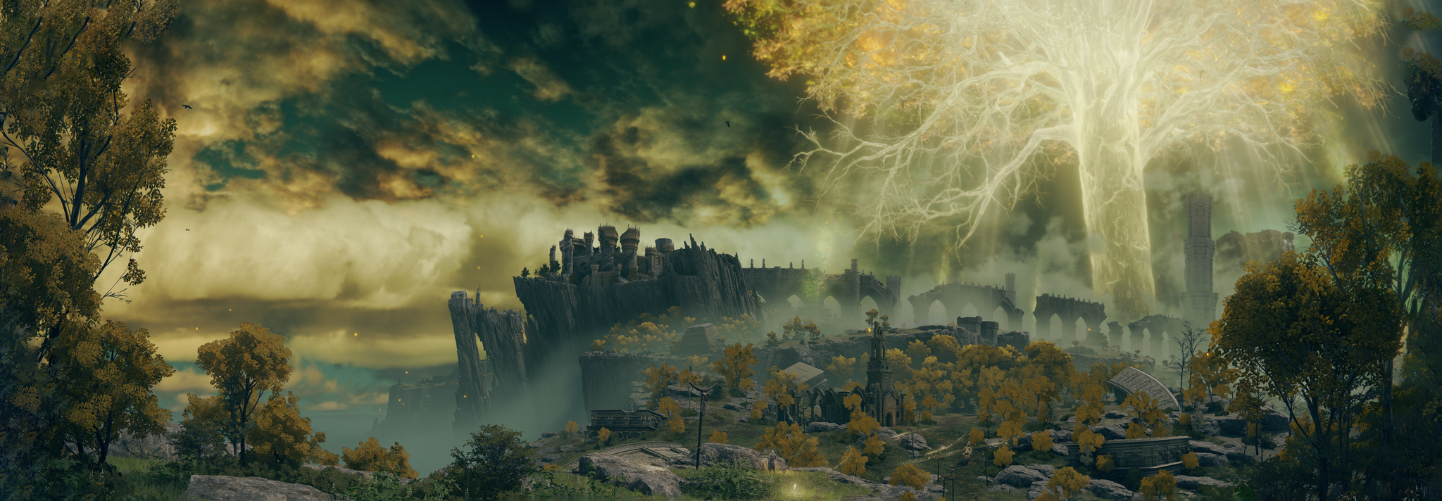 The beauties of Elden Ring in panorman photographs - My, Elden Ring, Games, Screenshot, beauty, Longpost