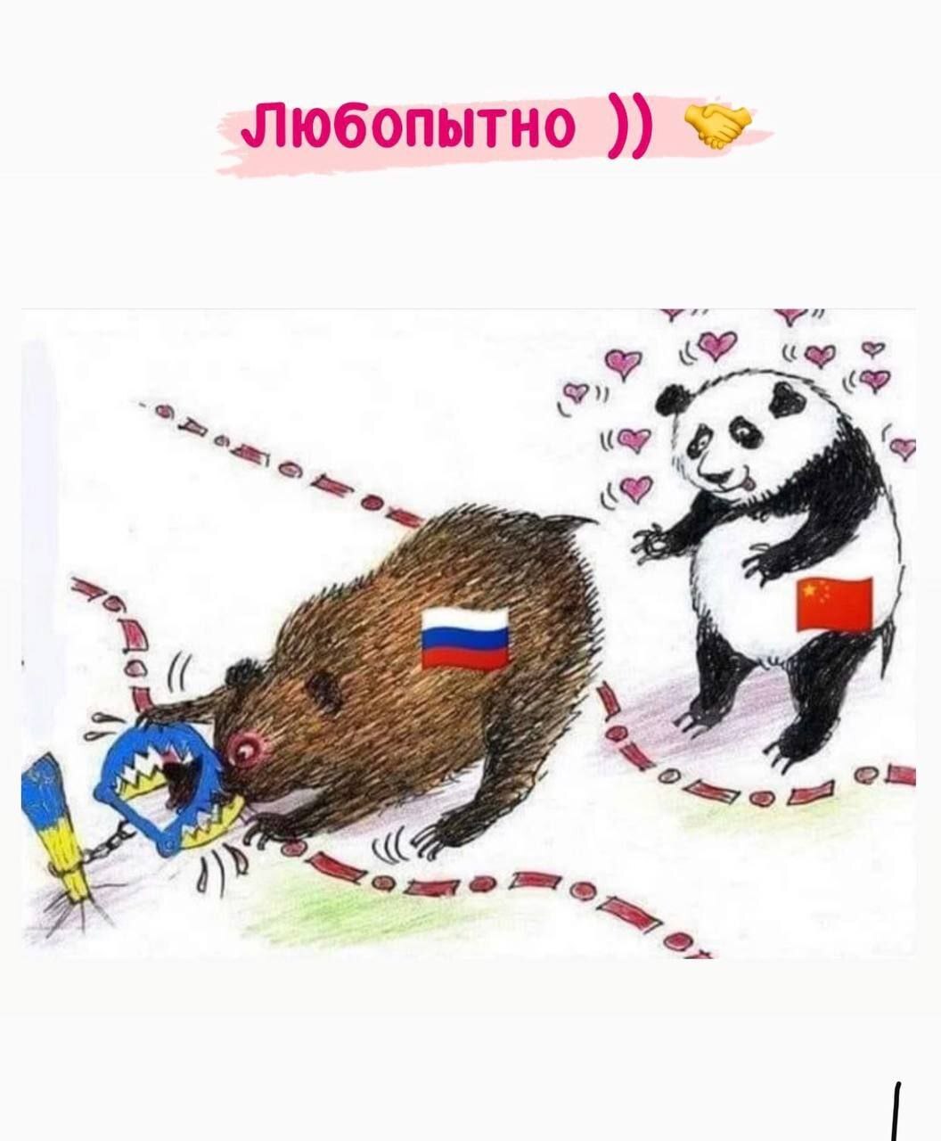 About the friendship of peoples - Humor, Politics, China, Russia