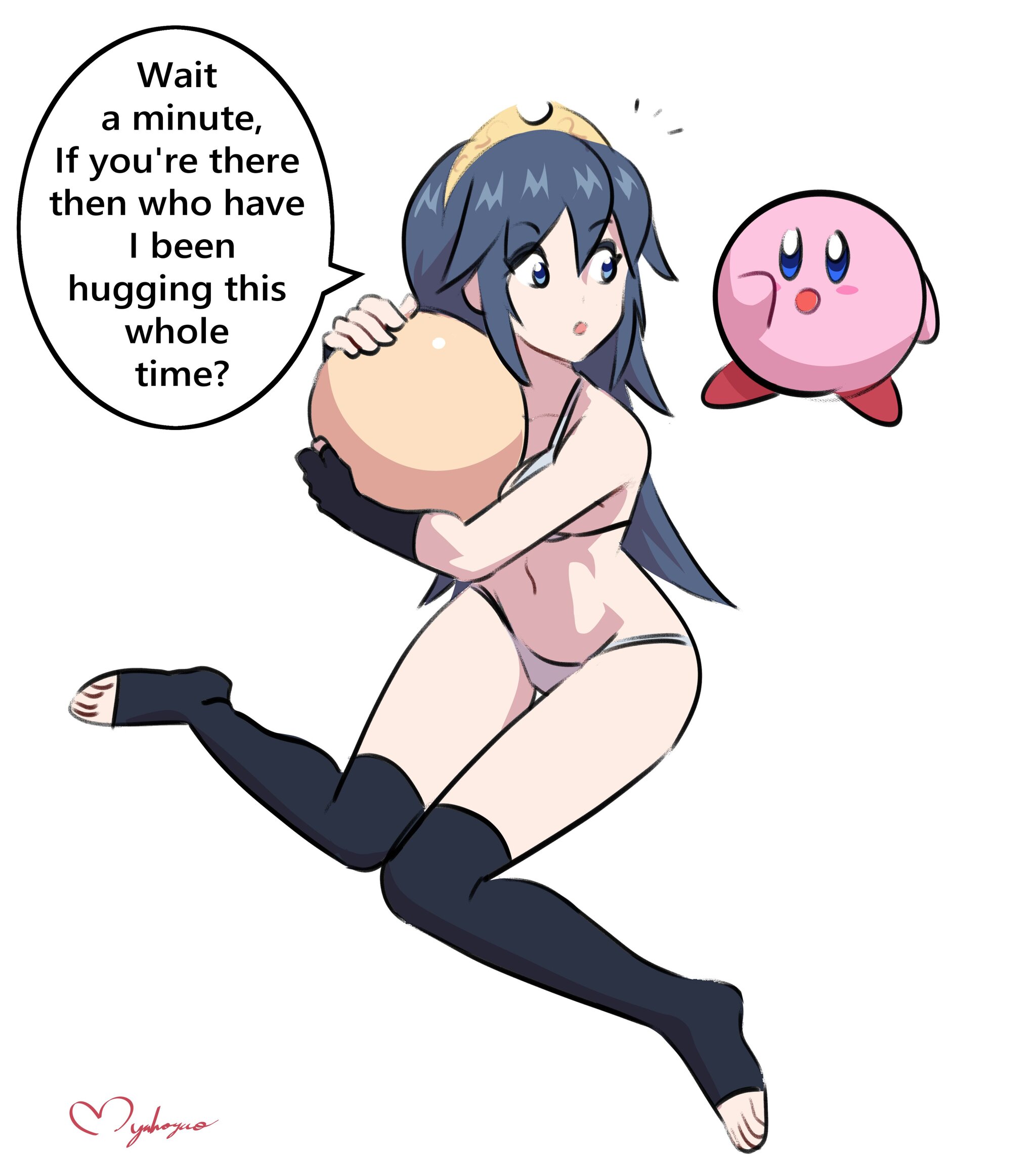 Curled up - NSFW, Yuri, Samus aran, Kirby, Nintendo, Games, Longpost