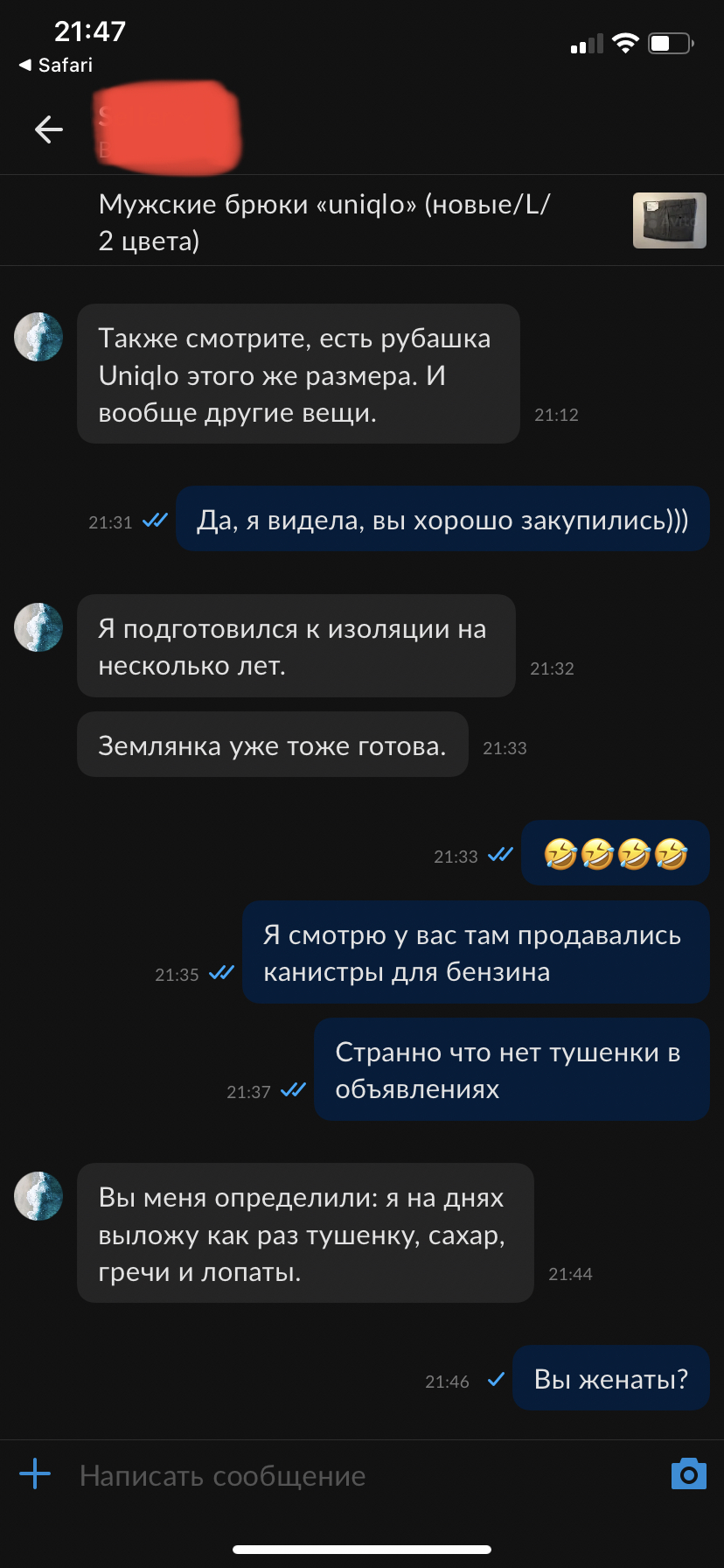 That's what I understand the groom))) - Avito, Mom's friend's son, Correspondence, Longpost, Screenshot