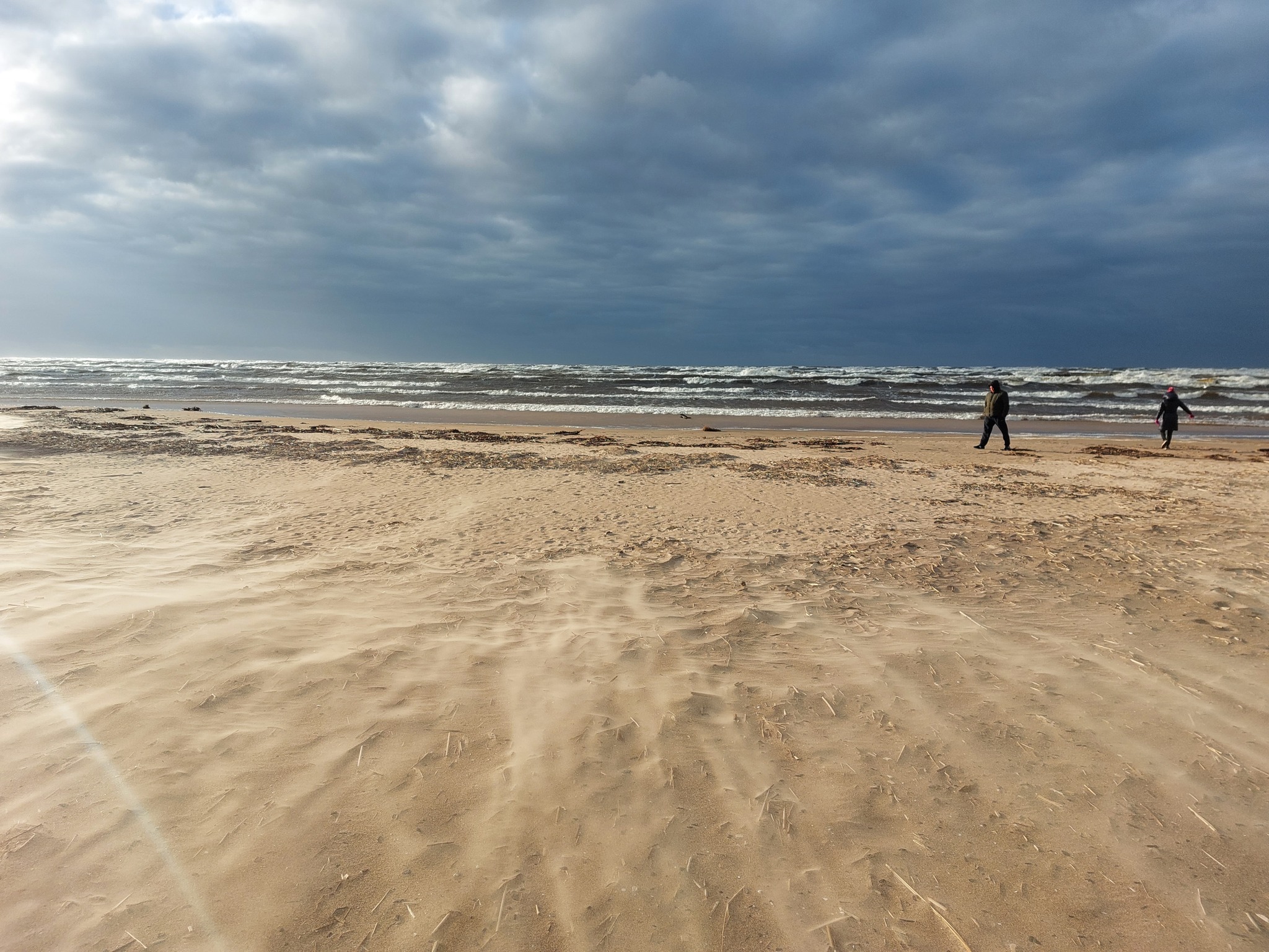 Sea - My, The photo, Travels, Latvia, Sea, Photo on sneaker