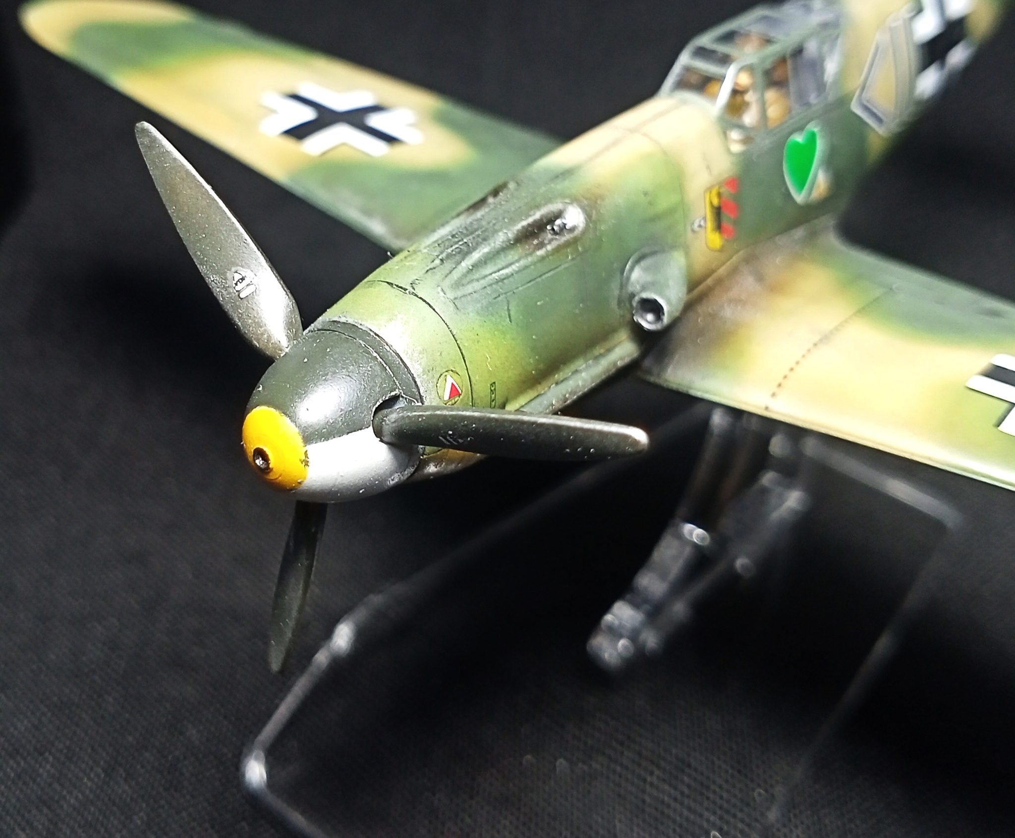 The Elusive Frederick. Messerschmitt Bf.109F-2 Friedrich Hans Philipp - My, Modeling, Stand modeling, Prefabricated model, Aircraft modeling, Hobby, Miniature, With your own hands, Needlework without process, Aviation, Story, Airplane, The Second World War, Scale model, Collection, Collecting, Germany, Luftwaffe, Fighter, Messerschmitt, Video, Longpost