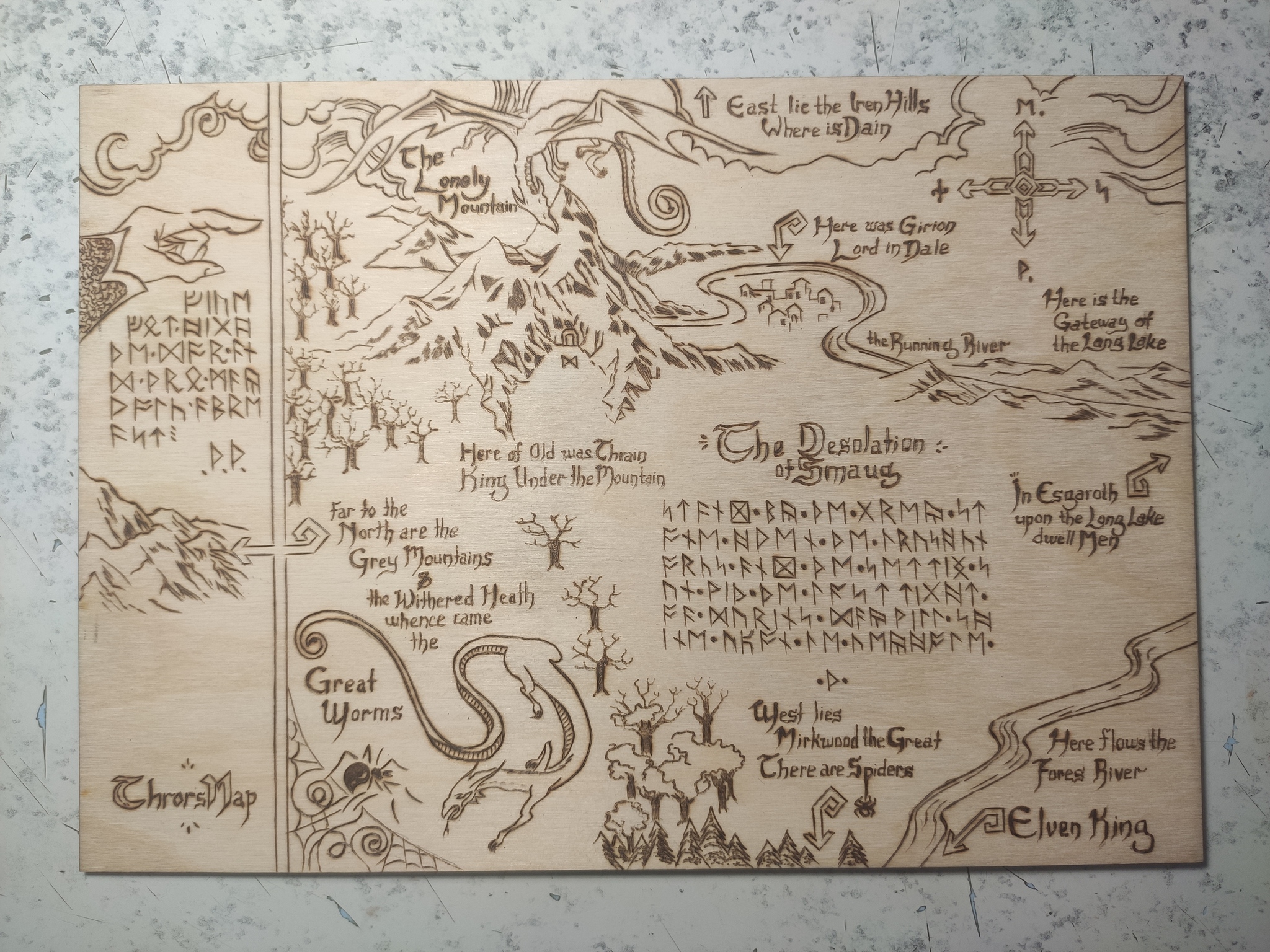 Woodburning - My, Friday tag is mine, Pyrography, Lord of the Rings, Longpost, 