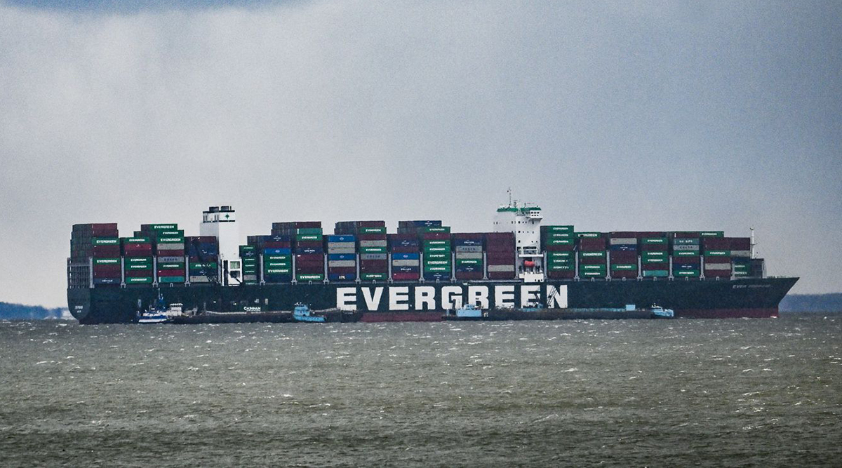 EVERGREEN Again - 2 - Ever Given container ship, Container, Incident, Longpost, 