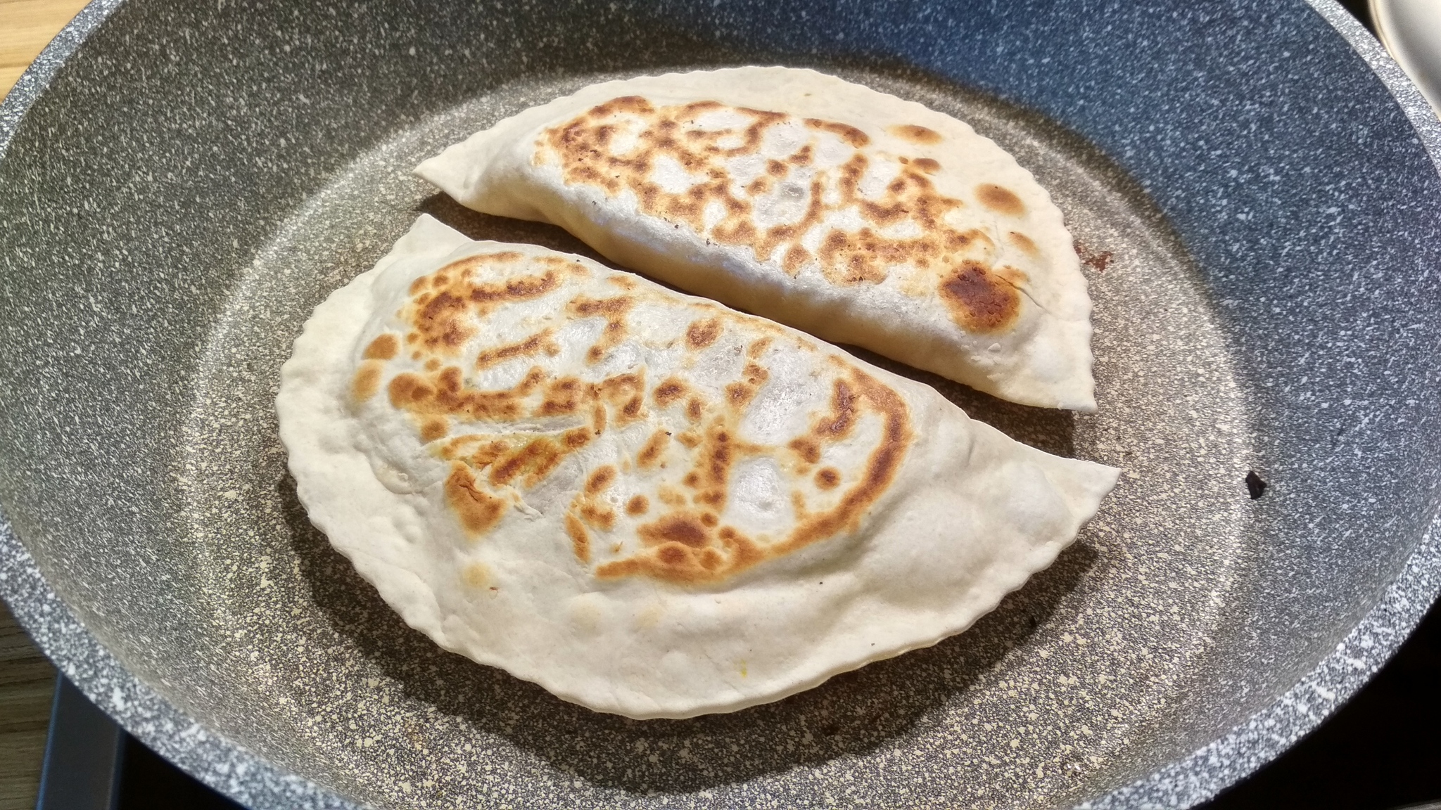 Kutabs with pumpkin and bulgur - My, Recipe, Tortillas, Caucasian cuisine, Bakery products, Longpost, Food