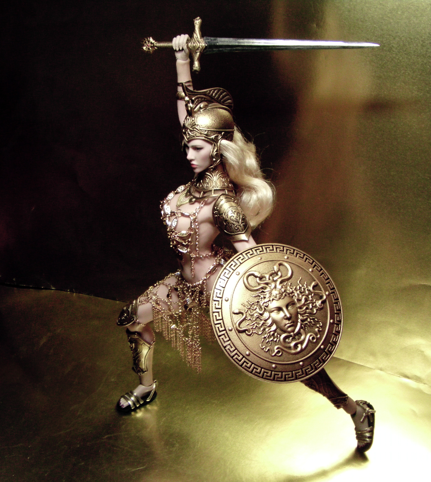 phicen dolls in the historical armor of Europe and Africa - My, Body, belly dance, Historical costume, Gladiator, Nudity, Topless, Hurrem Sultan, Decoration, Armor, Jointed doll, Phicen, Dollhouse, Youtube, Text, , Video, Longpost