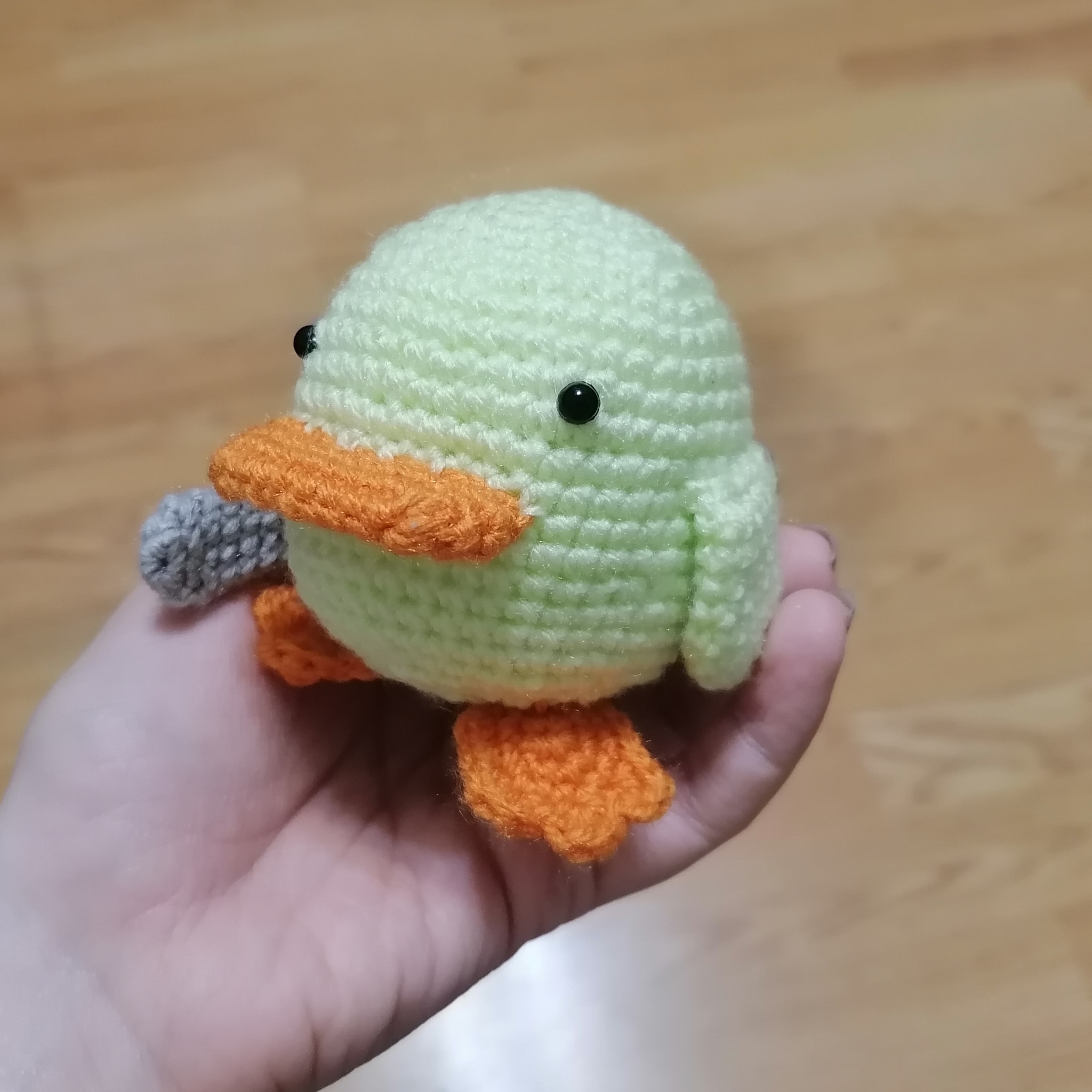 Militant Duck - My, Knitting, Handmade, Crochet, Amigurumi, Ducklings, Needlework without process, Longpost, 