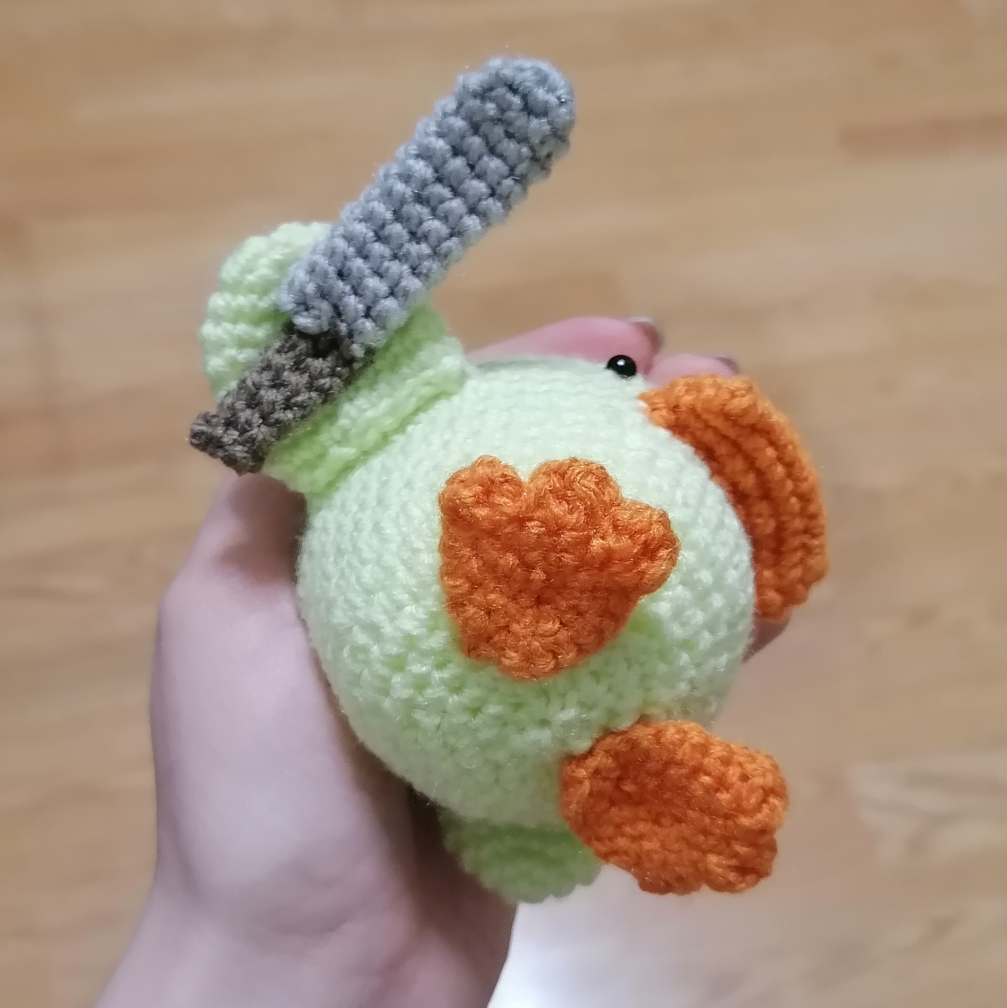 Militant Duck - My, Knitting, Handmade, Crochet, Amigurumi, Ducklings, Needlework without process, Longpost, 