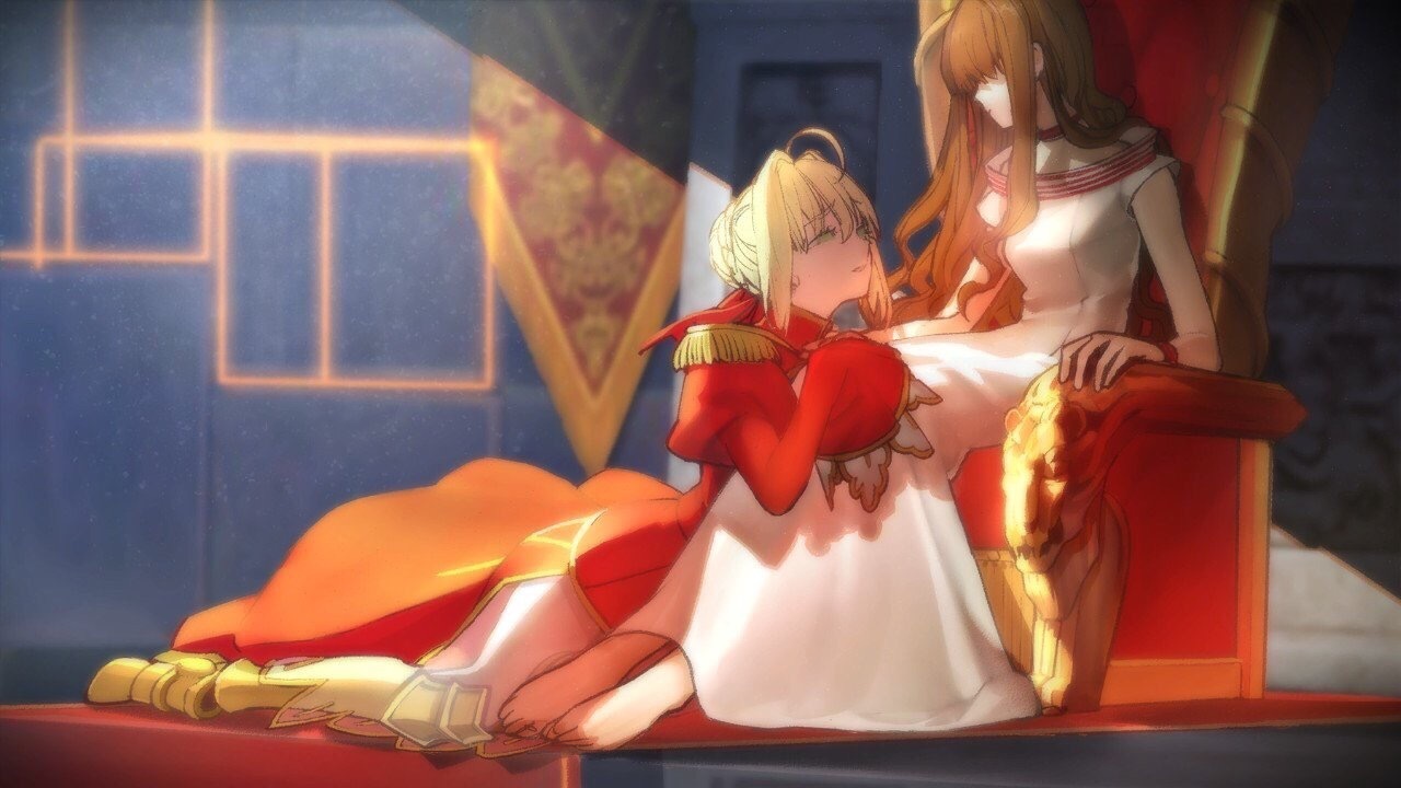 The emperor - Anime, Anime art, Fate, Fate grand order, Fate-Extra, Nero claudius, Saber bride, Fate Extella, Longpost, 