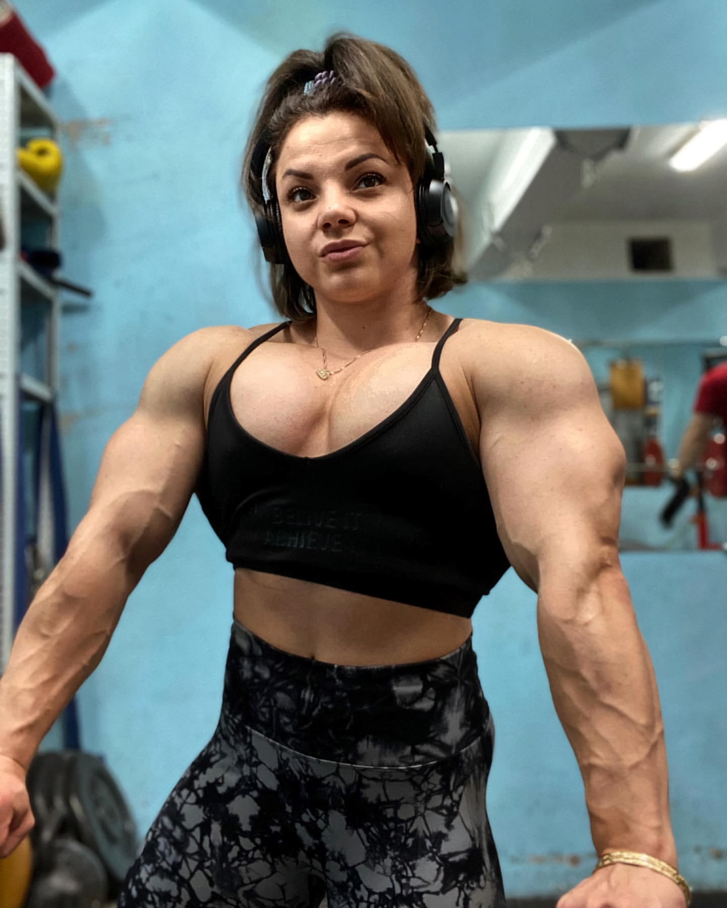 Anastasia Leonova (@ nastenka575) - Anastasia Leonova, Strong girl, Sleep-Sleep, Extreme muscles, Sports girls, Body-building, Bodybuilders, The photo, Girls, Video, Youtube, Longpost, 