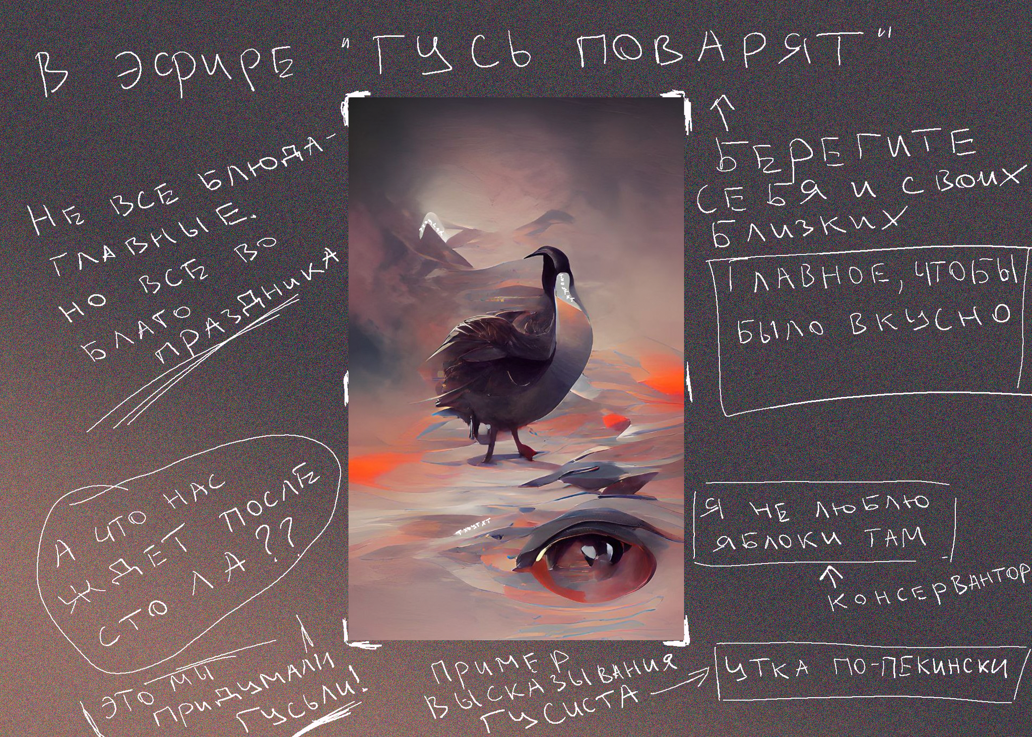 If good things are not filmed by people, then birds also deserve to be heroes of the media space. - My, Гусь, Show, Thoughts, Story, Emotions, 