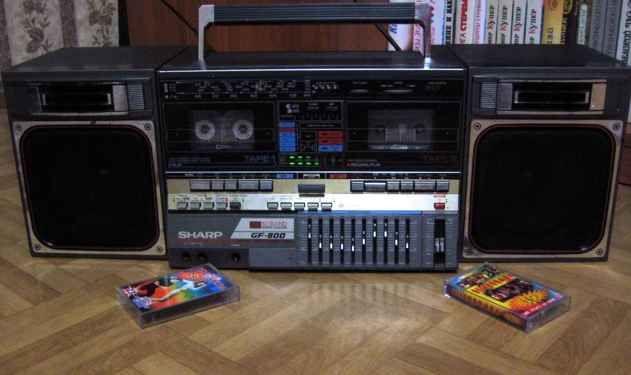 The famous Sharp GF-800 tape recorder - My, Electronics, Technics, Retro, Nostalgia, Made in USSR, Longpost, Sharp, Record player, 