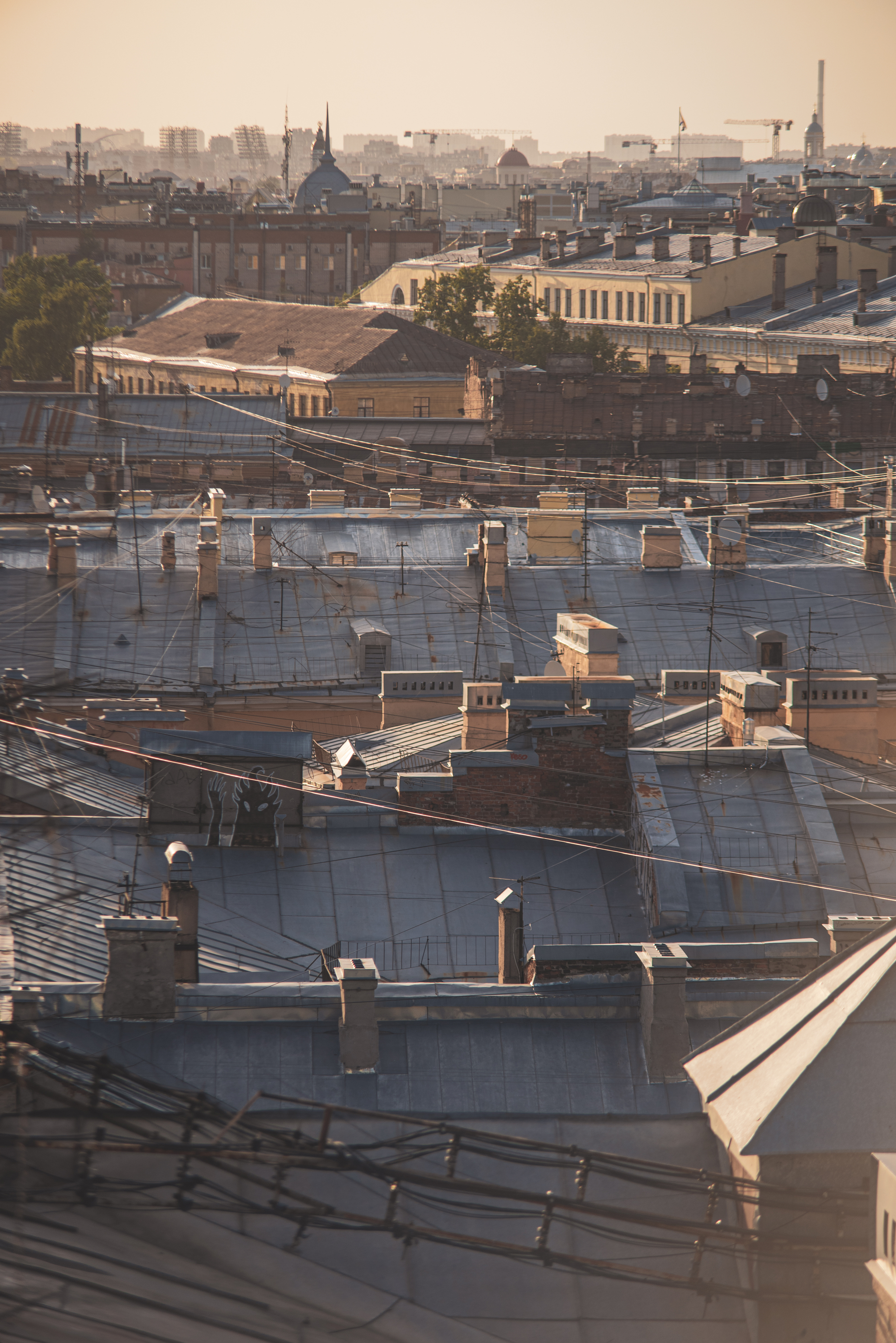 On one St. Petersburg roof - My, Saint Petersburg, The photo, Street photography, City from the roof, Longpost, 