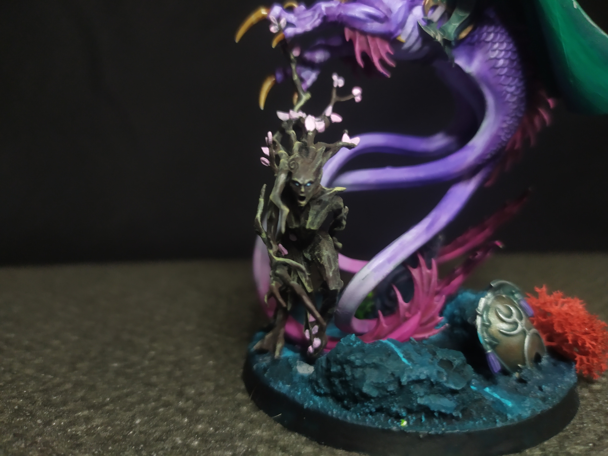 Yes, the king is an important figure in Briomdar, but without me he is nothing - My, Warhammer: age of sigmar, Idoneth Deepkin, Longpost, Miniature, 