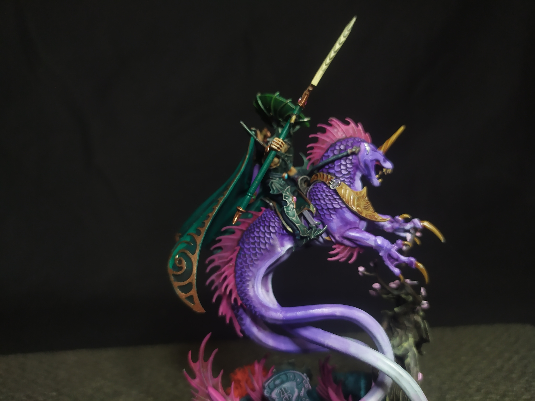 Yes, the king is an important figure in Briomdar, but without me he is nothing - My, Warhammer: age of sigmar, Idoneth Deepkin, Longpost, Miniature, 