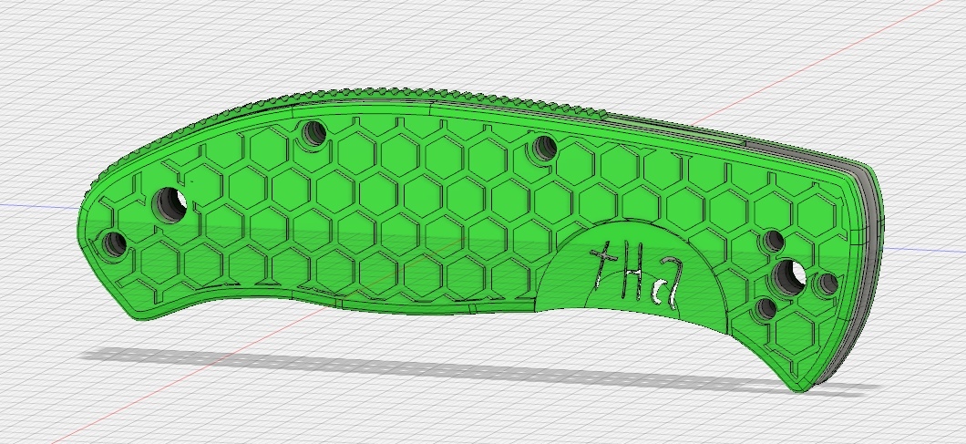 Maybe it will be interesting - My, Knife, 3D modeling, 3D печать, Customization, Longpost, 