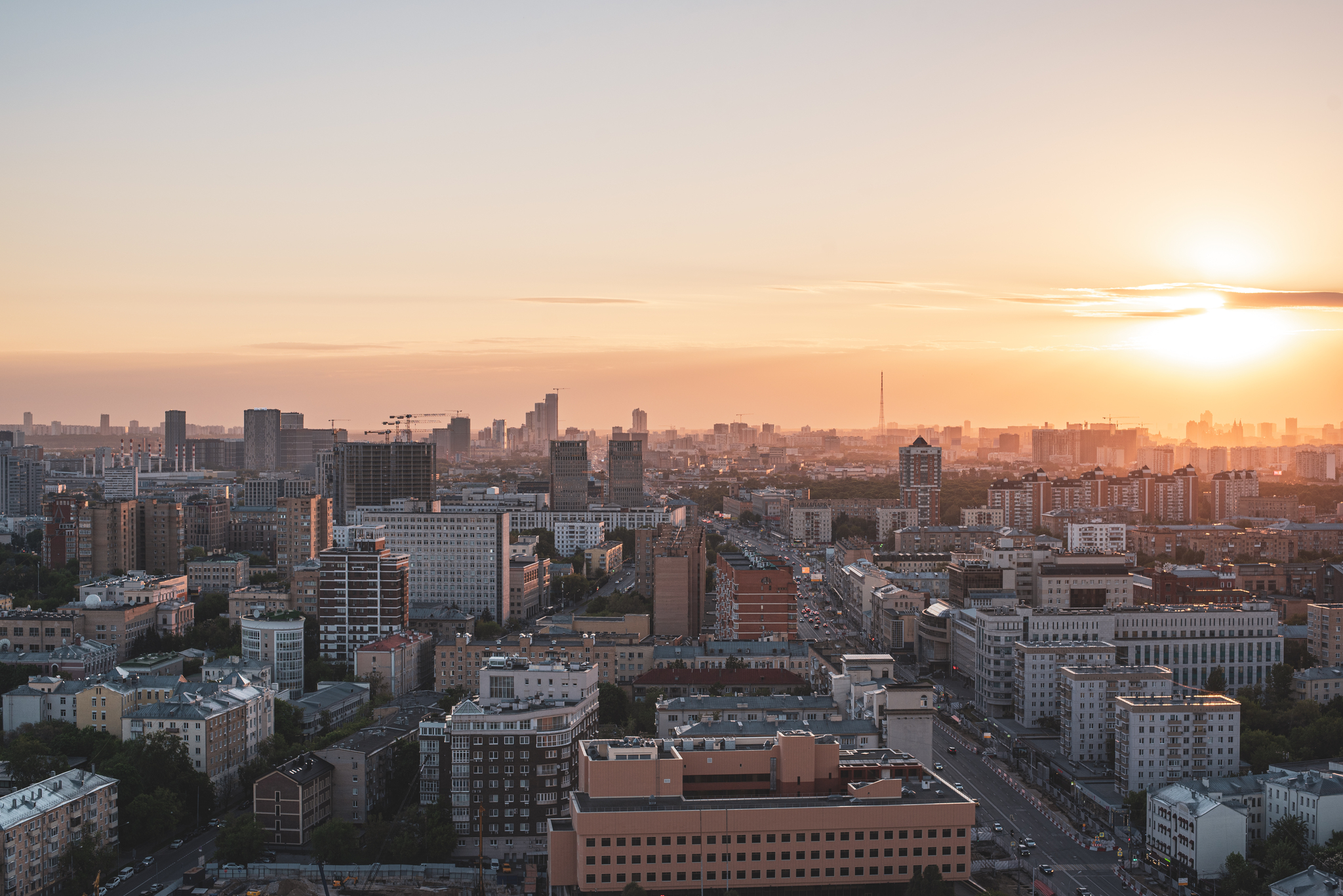 Moscow from the roof, May 2021 - My, The photo, Landscape, Photographer, Nikon, Roof, Town, Moscow, Longpost, 