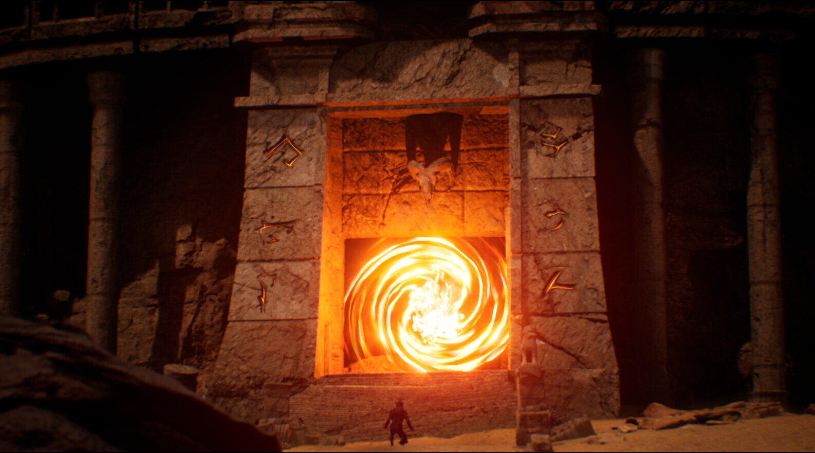 Portal - My, Unreal Engine 5, Mayan, Render, 3D graphics, Modern Art, Environment, Art, Digital drawing, Game art, Portal, 