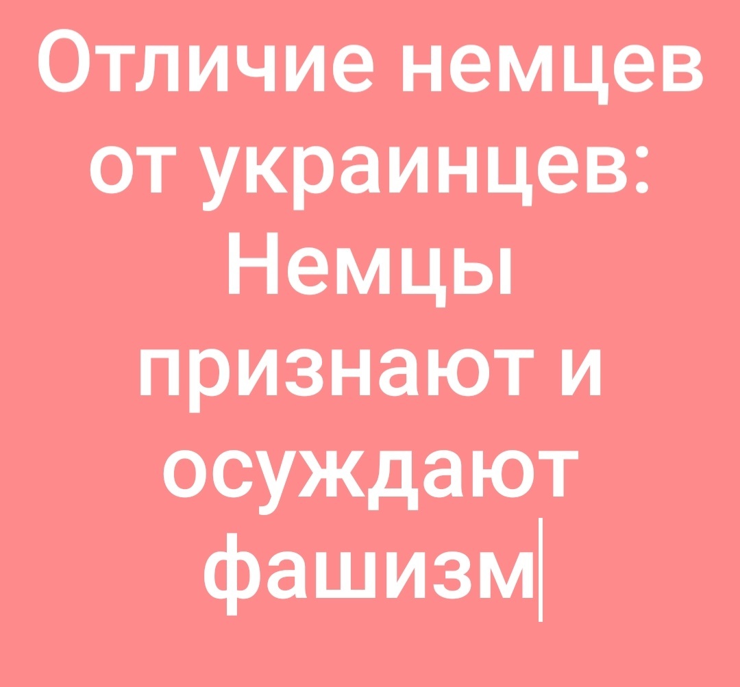 Отличие немцев от украинцев - Моё, Политика, Немцы, Украинцы, Фашизм, Спецоперация, 