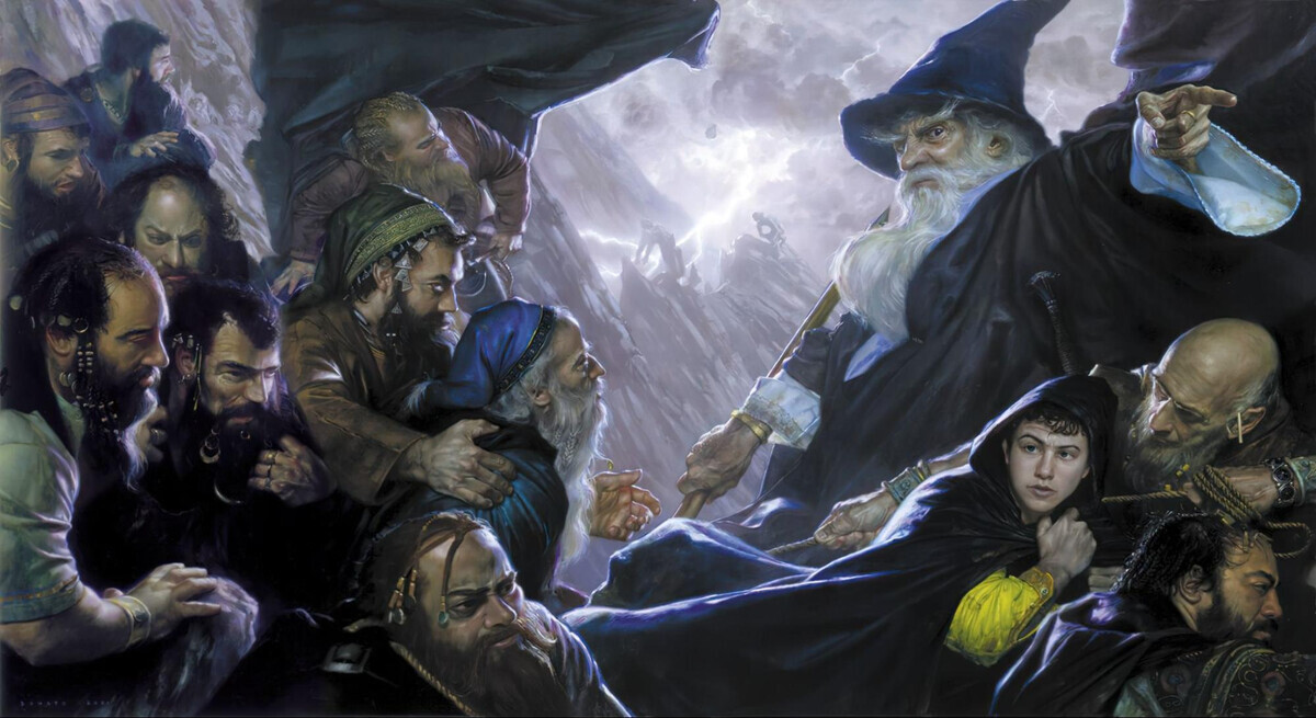 Such a different Hobbit: how the artists portrayed the characters and events from Tolkien's book.  Part 2. Gandalf - Tolkien, The hobbit, Illustrations, Longpost, 