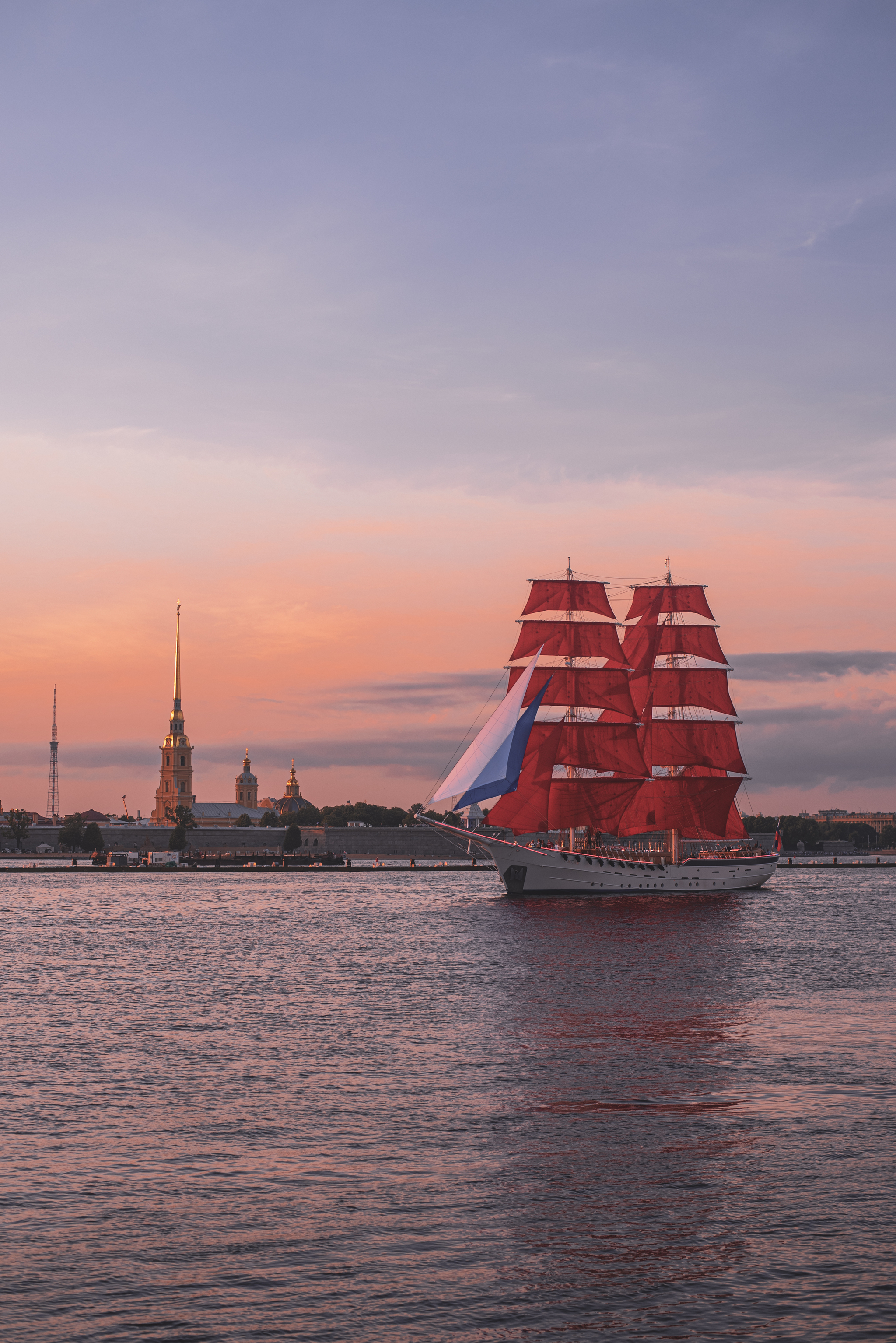 Scarlet Sails, 2021 - My, The photo, Landscape, Photographer, Nikon, Saint Petersburg, Scarlet Sails, Neva, Longpost