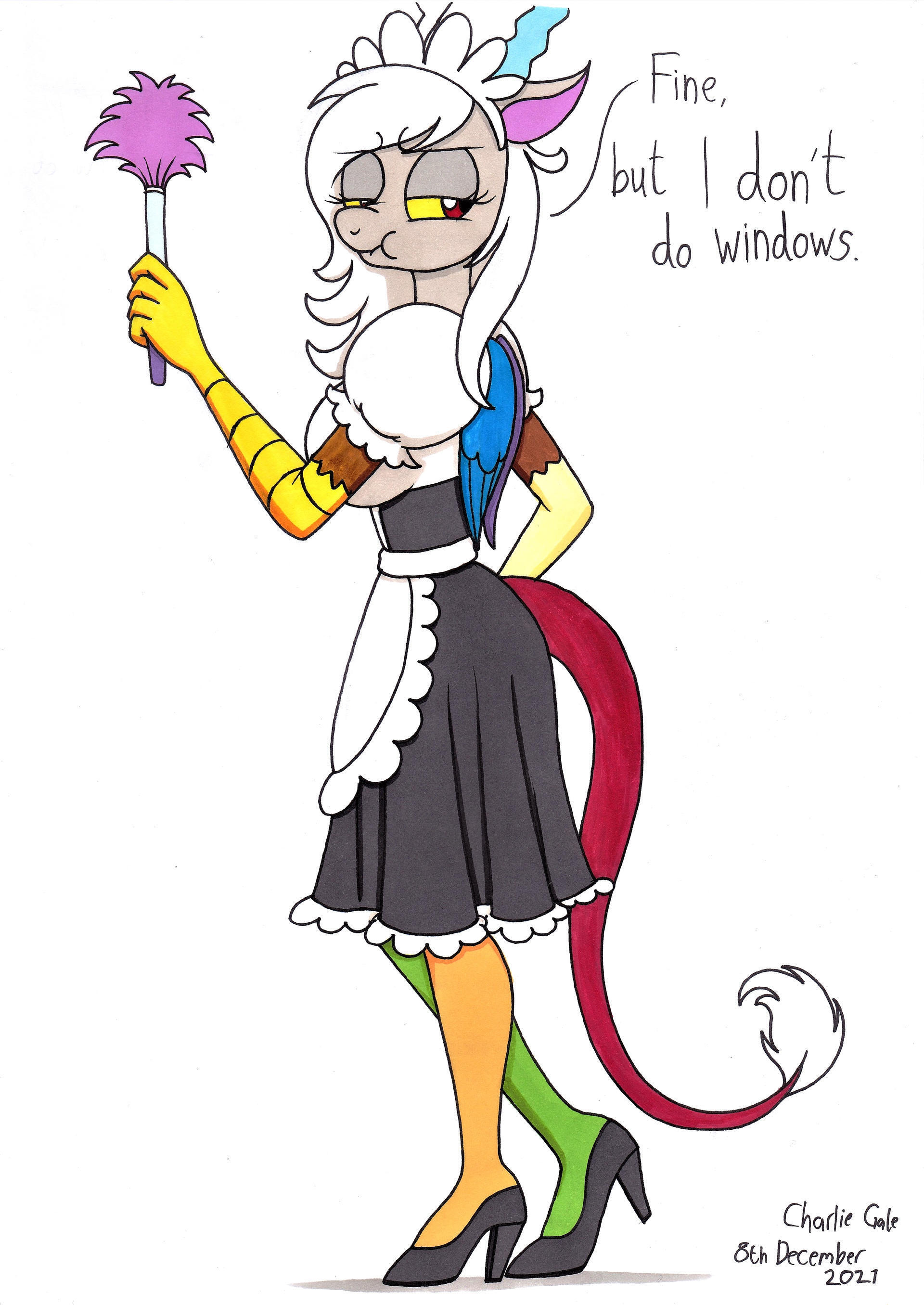 Housemaid - My little pony, PonyArt, Eris