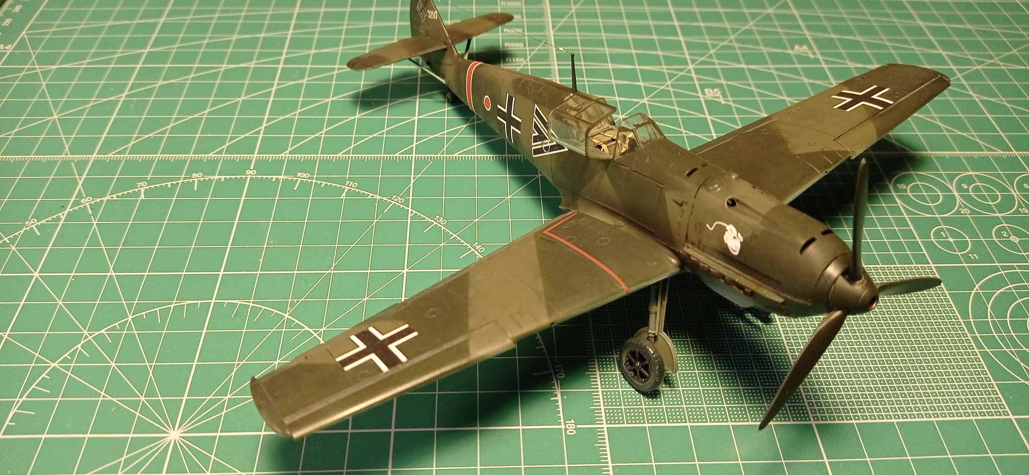 Bf 109 E-1     1/48 Eduard - Моё, Стендовый моделизм, Люфтваффе, Мессершмитт, Масштабная модель, Моделизм, Длиннопост