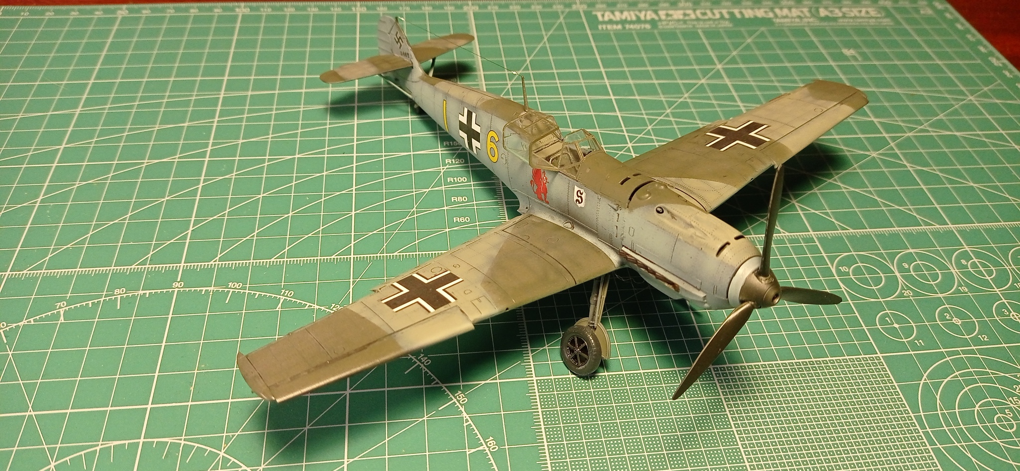 Bf 109 E-1     1/48 Eduard - Моё, Стендовый моделизм, Люфтваффе, Мессершмитт, Масштабная модель, Моделизм, Длиннопост