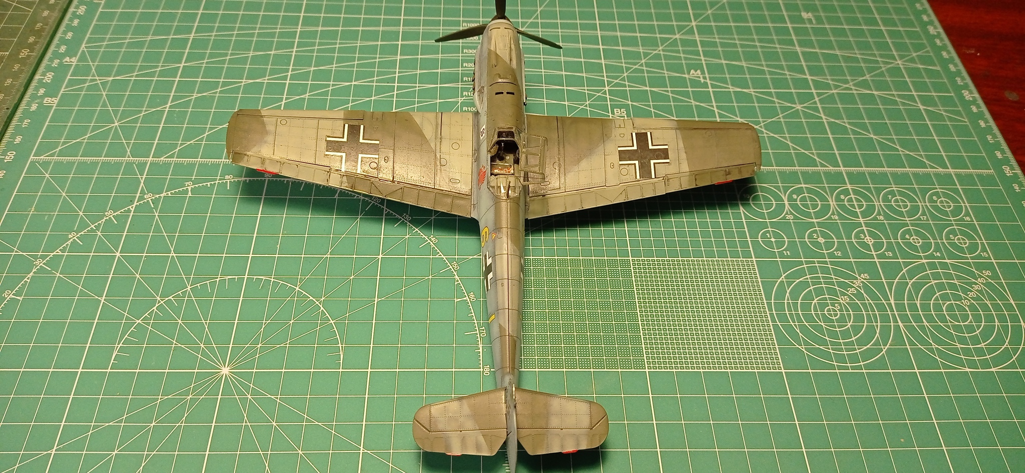 Bf 109 E-1     1/48 Eduard - Моё, Стендовый моделизм, Люфтваффе, Мессершмитт, Масштабная модель, Моделизм, Длиннопост