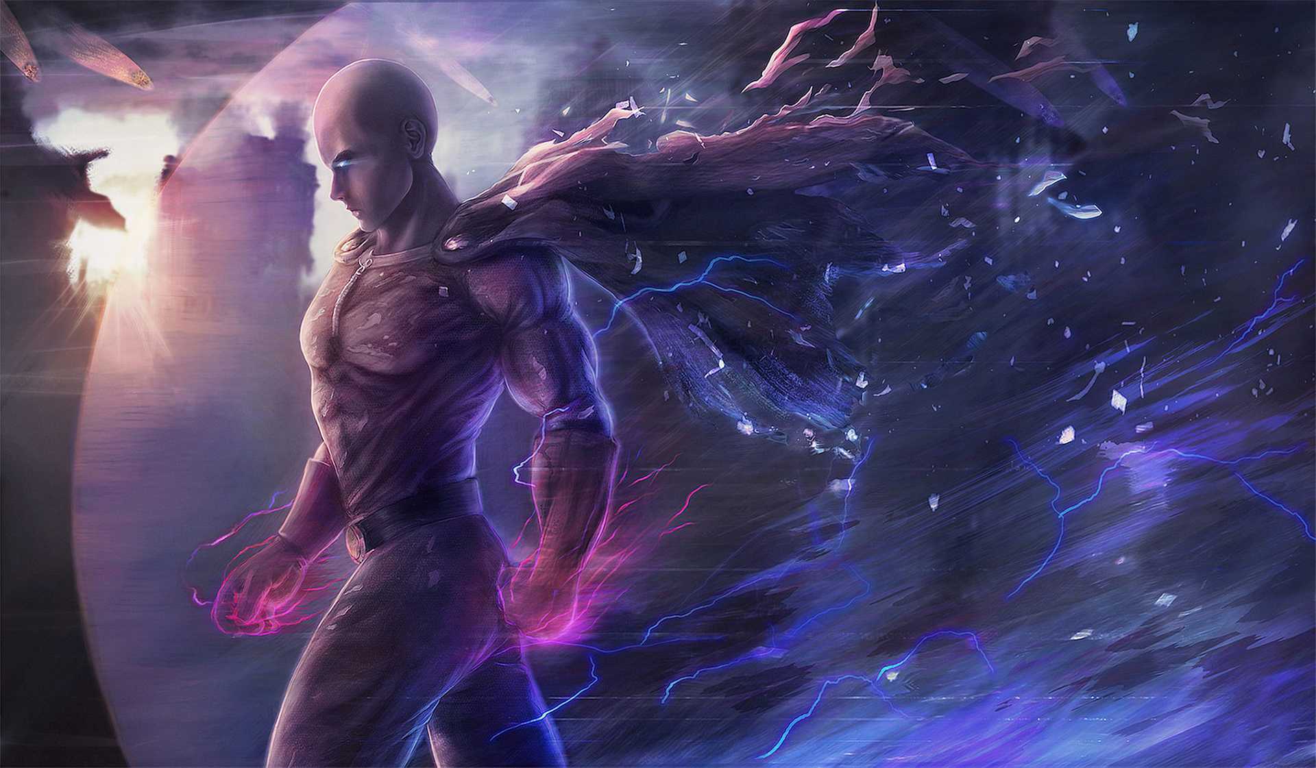 Сайтама Всемогущий - Anime Art, Аниме, Saitama, Onepunchman