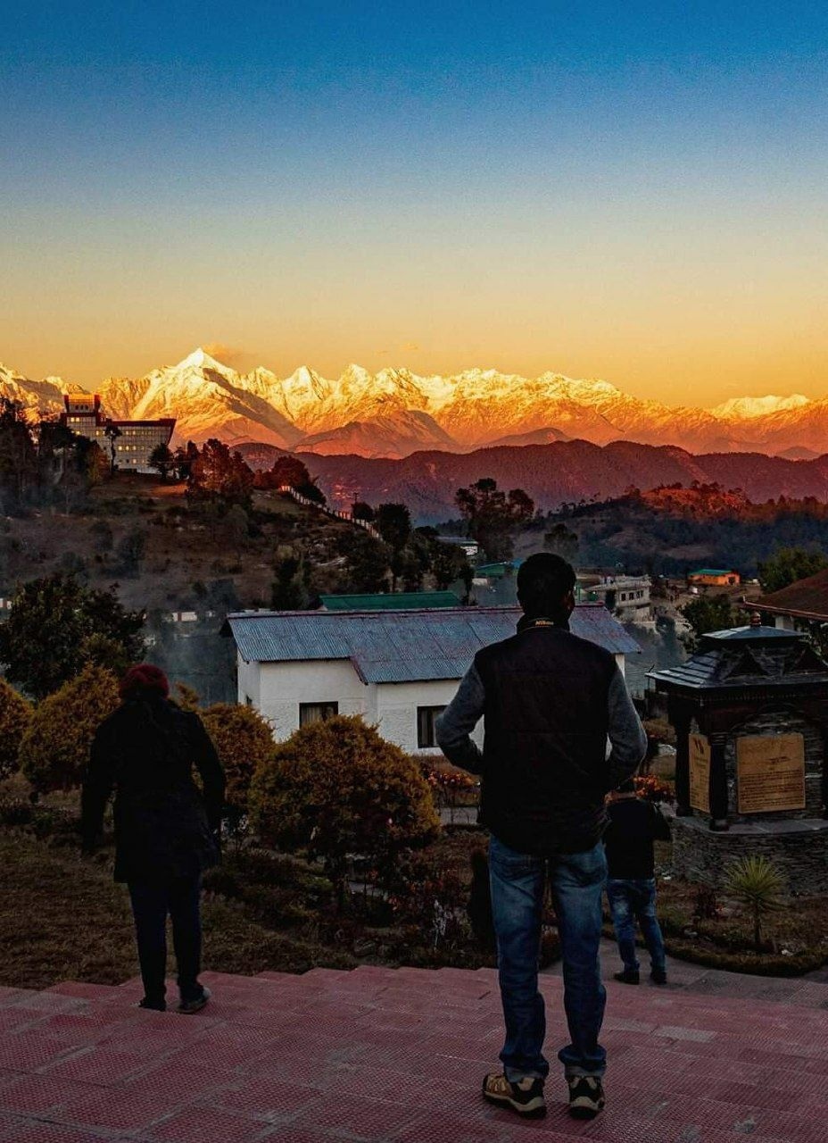 Sunset in the Himalayas - Sunset, Himalayas, The photo, Nature, beauty of nature, The mountains, beauty