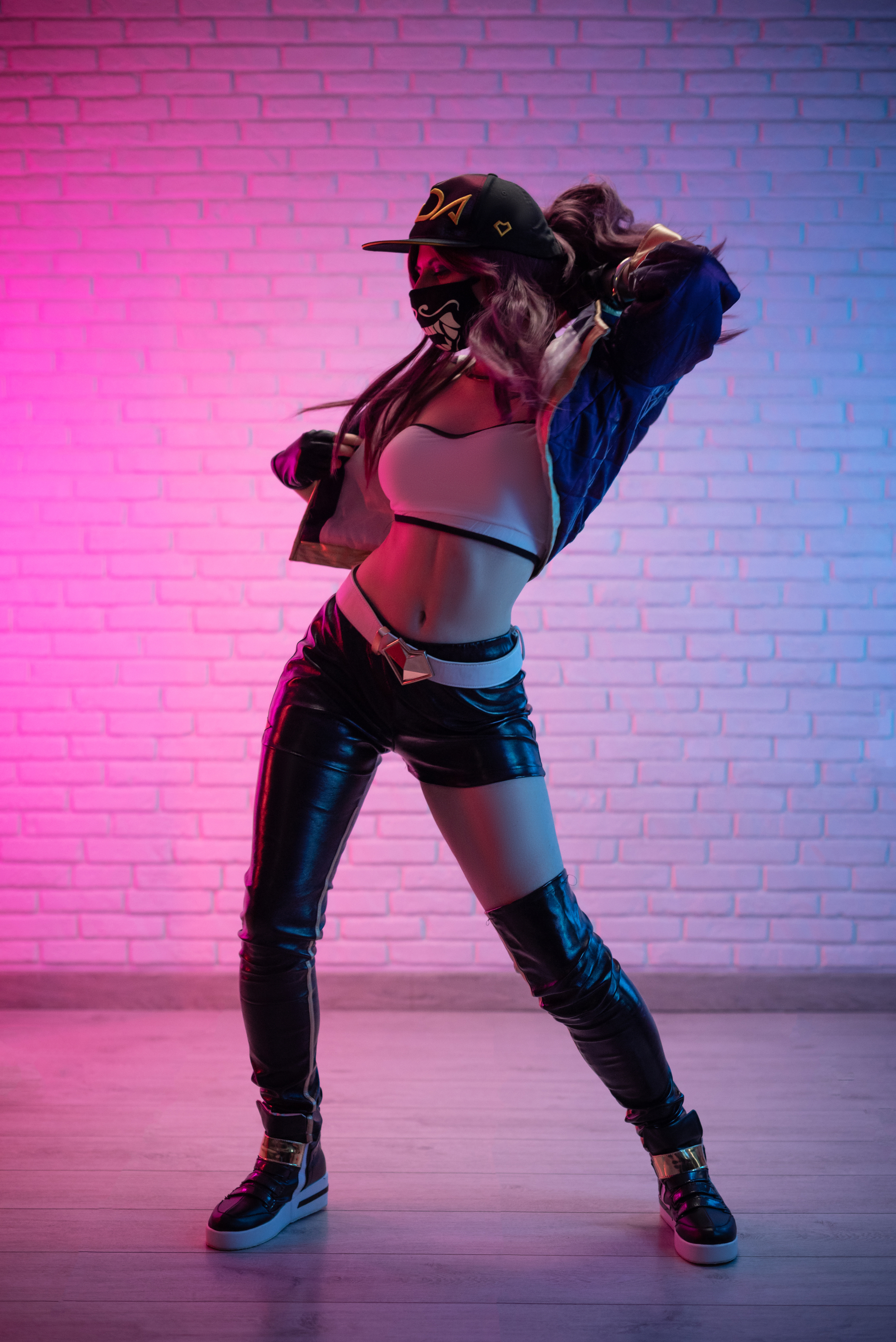 League of Legends Akali  K/DA - Моё, League of Legends, Akali, KDA, Косплей, Неон, Длиннопост