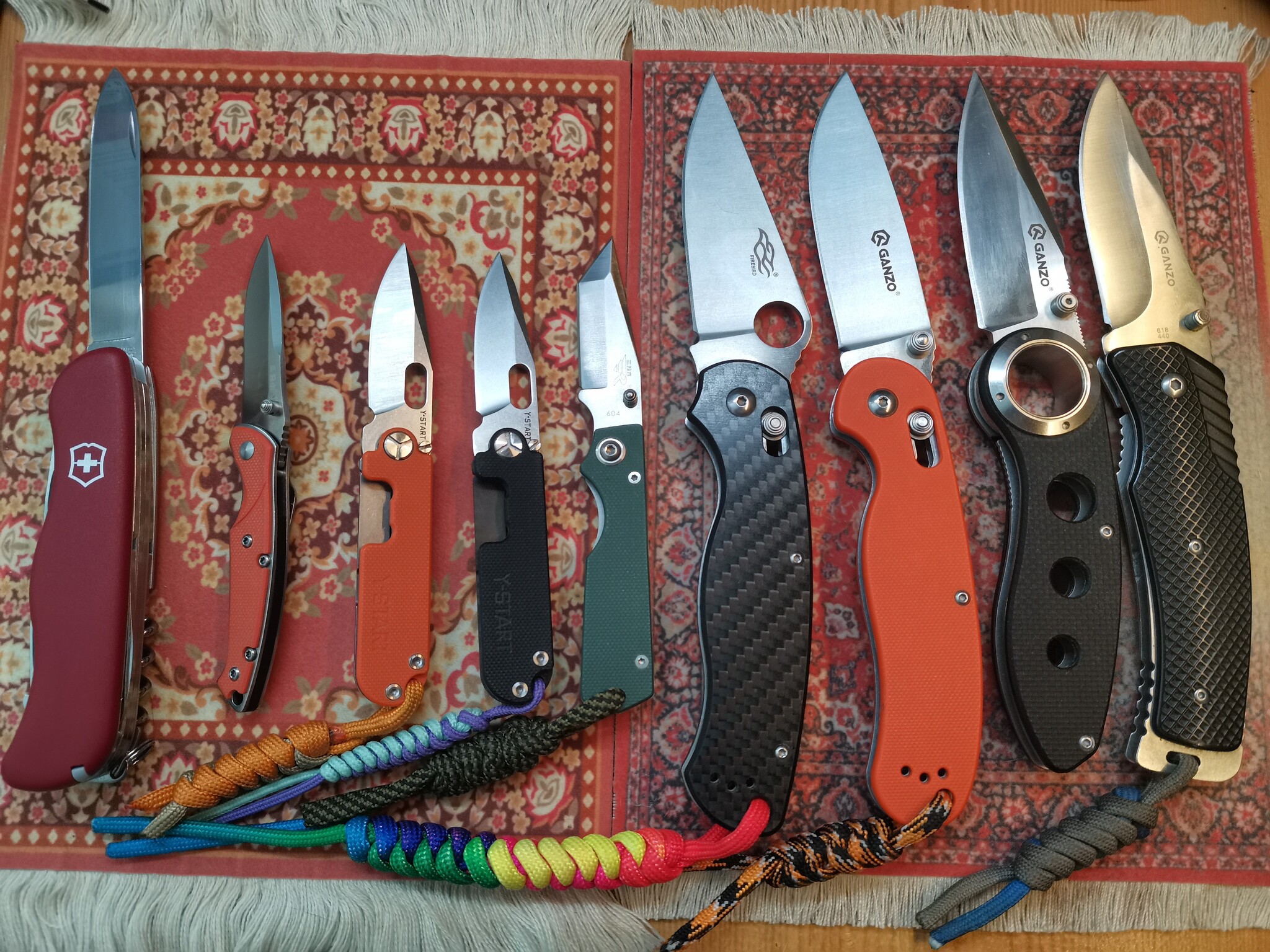 Some folding knives - My, Knife, Jackknife, Collecting, Nogeman, GIF, Longpost