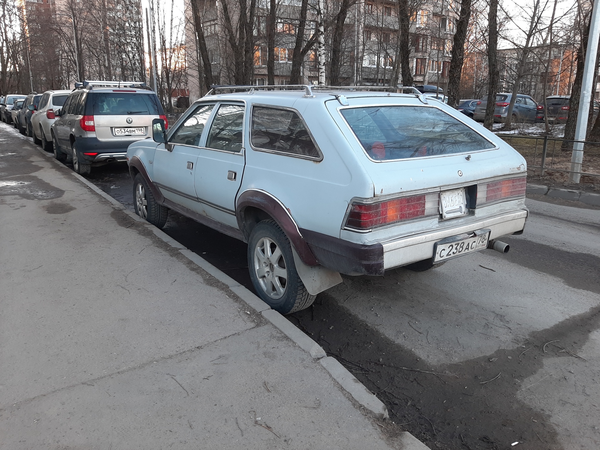 Rare in the Russian Federation car AMC Eagle 4WD Wagon - My, Auto, Rare cars, USA, Saint Petersburg, Cool cars, Station wagons, Longpost