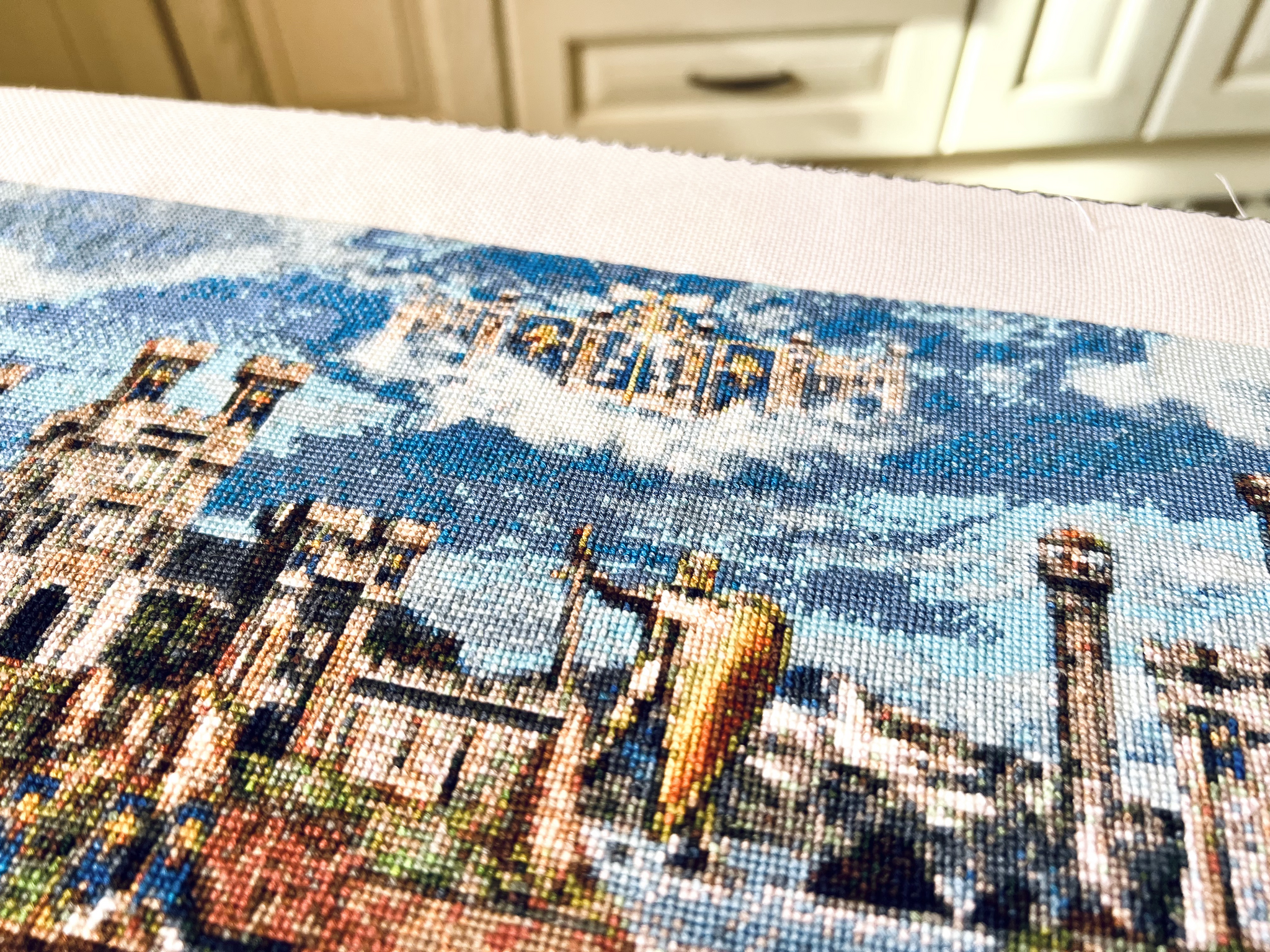 Heroes of Might and Magic 3. Castle embroidery - My, Embroidery, Герои меча и магии, Needlework, Cross-stitch, Longpost