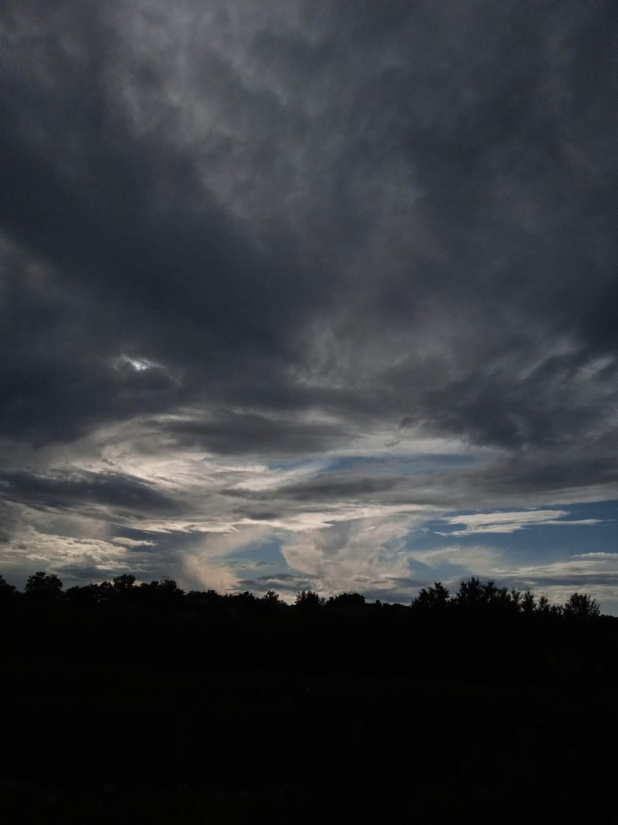 Native sky - My, Nature, Sky, Clouds, Sunset, Fog, dawn, Longpost