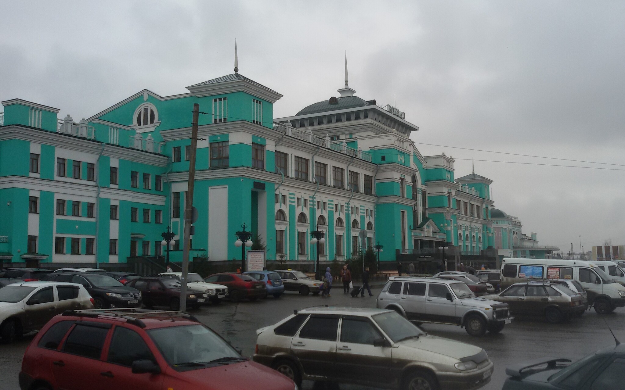 Mr.Snowman's response to Novosibirsk Railway Station - My, The photo, Russia, Architecture, Omsk, railway station, Reply to post