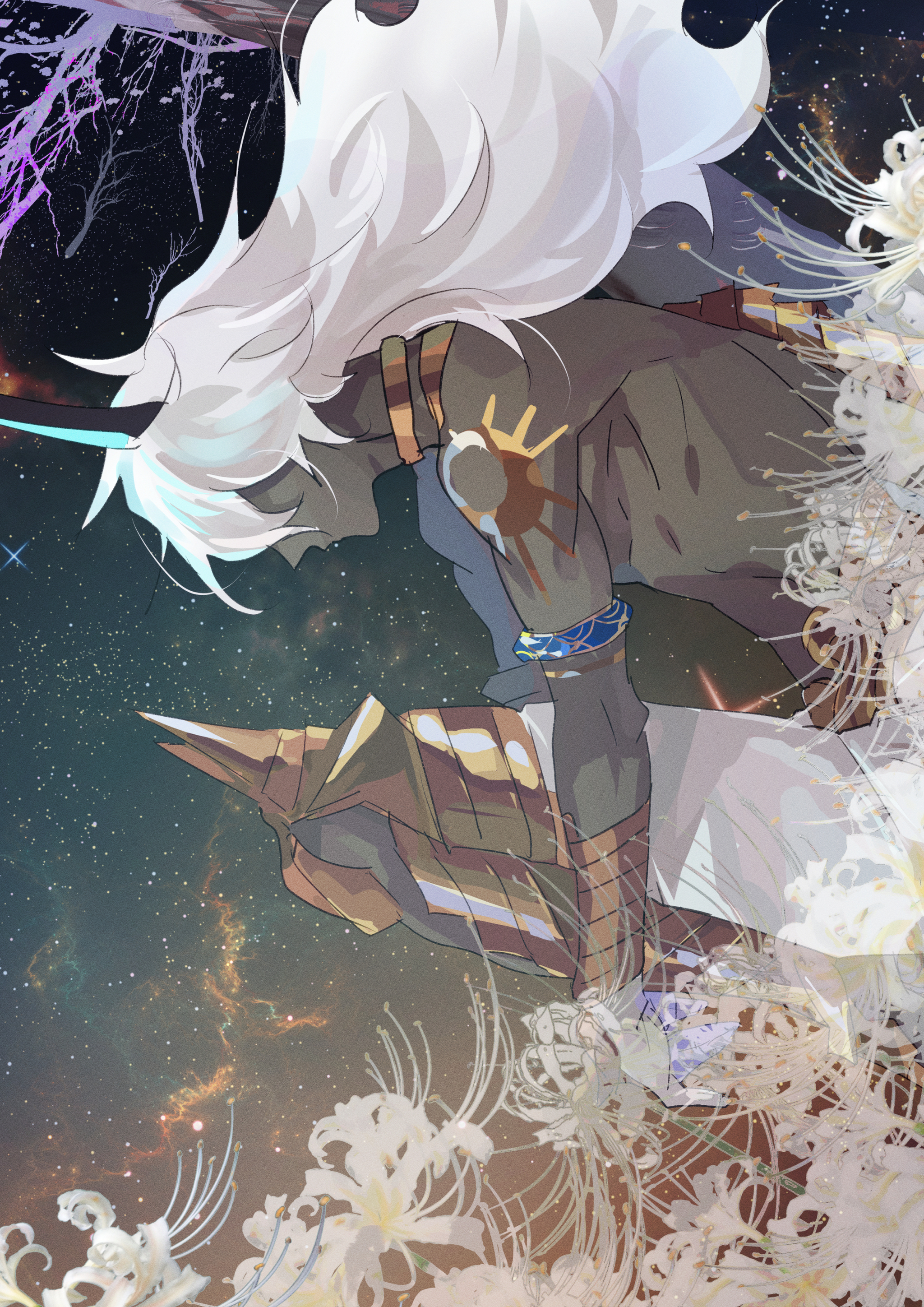 Gojuna - Anime, Anime art, Fate, Fate grand order, Arjuna, Longpost, 