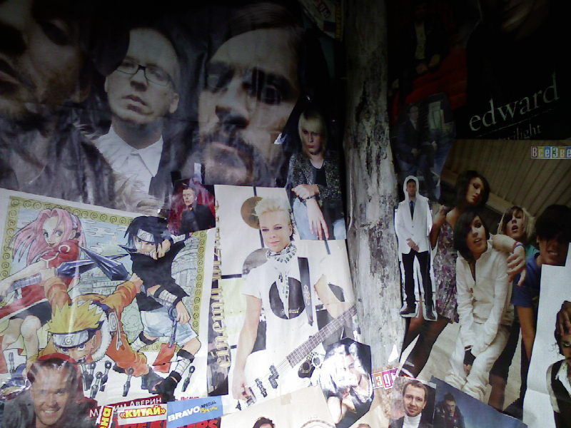 Shitty posters from magazines and a country sorter - My, Story, Poster, Youth, Childhood, Dacha, 30 seconds to mars, Harry Potter, Johnny Depp, Longpost, 2000s, 