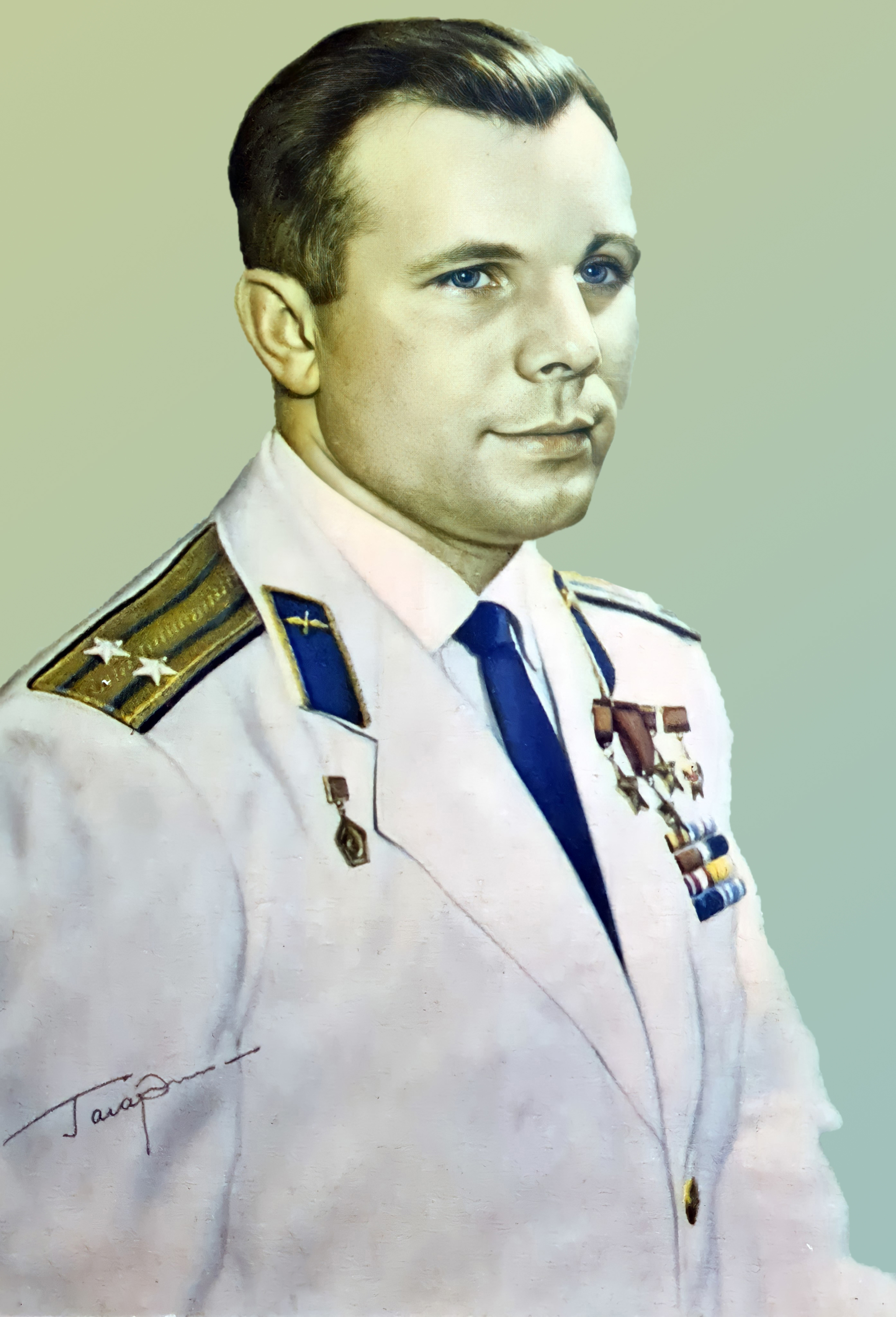 What should be the idols - Yuri Gagarin, Portrait, Longpost, 